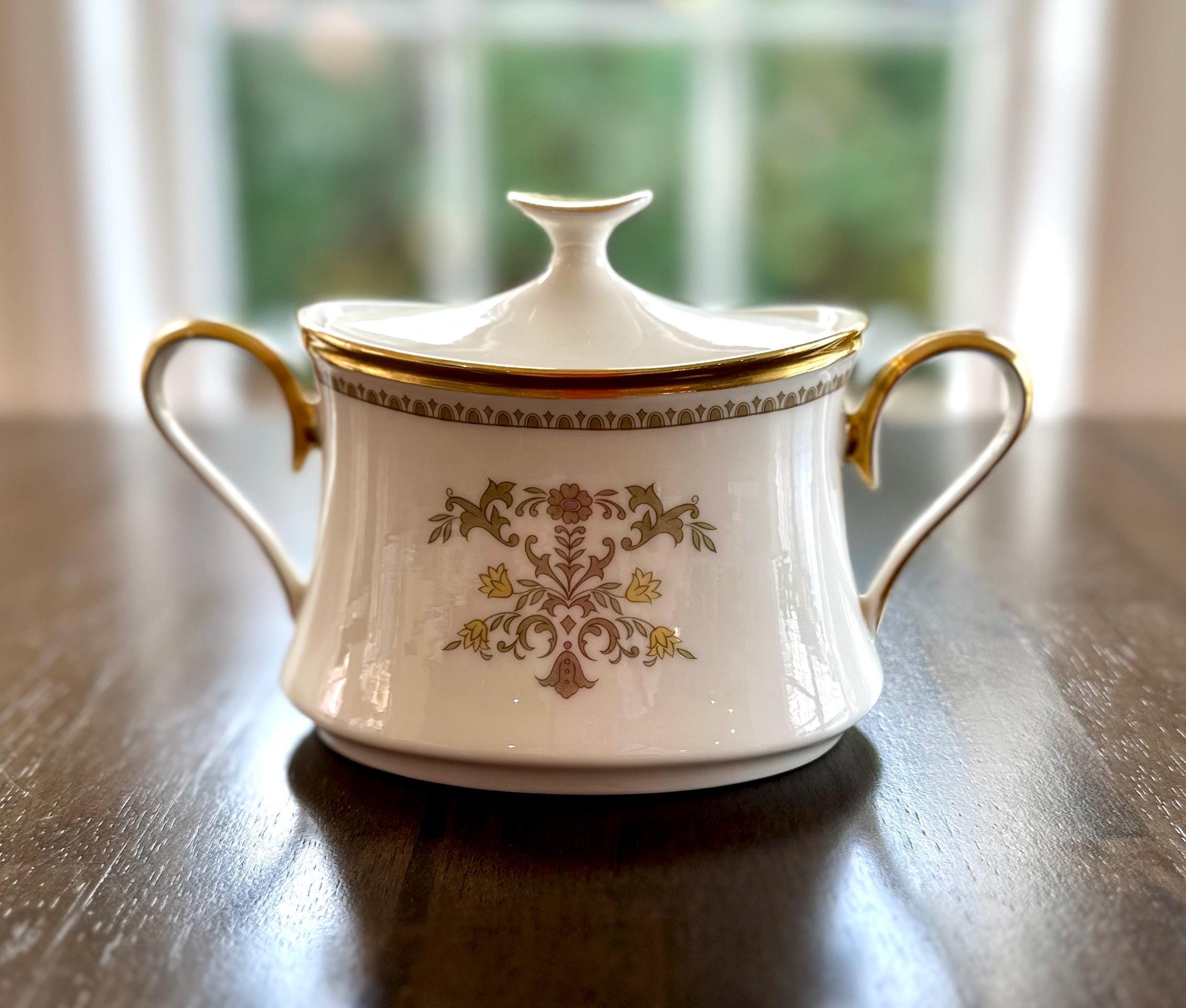 Lenox Castle Garden Sugar Bowl