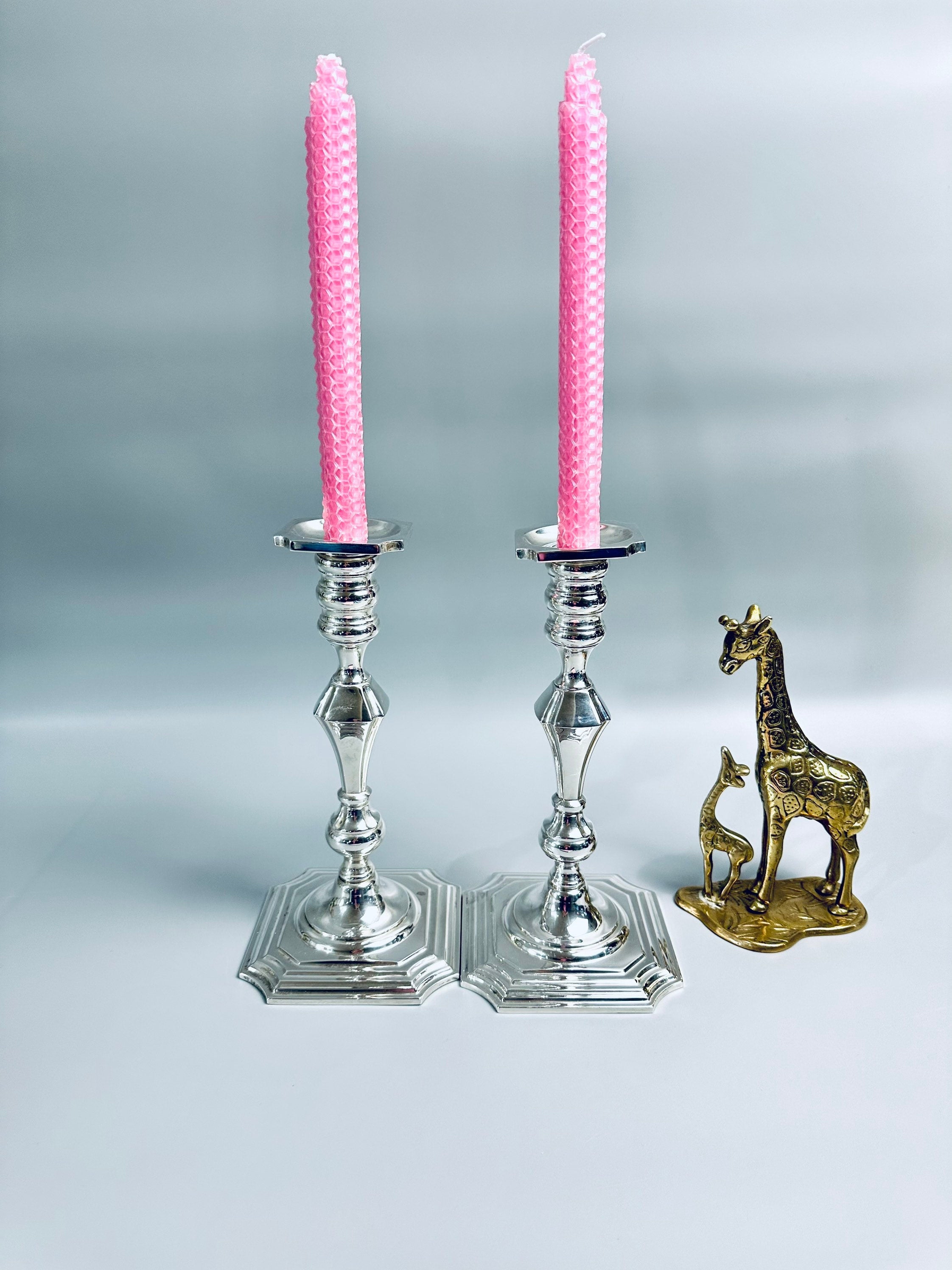 Redlich Sterling Silver Antique Candlesticks