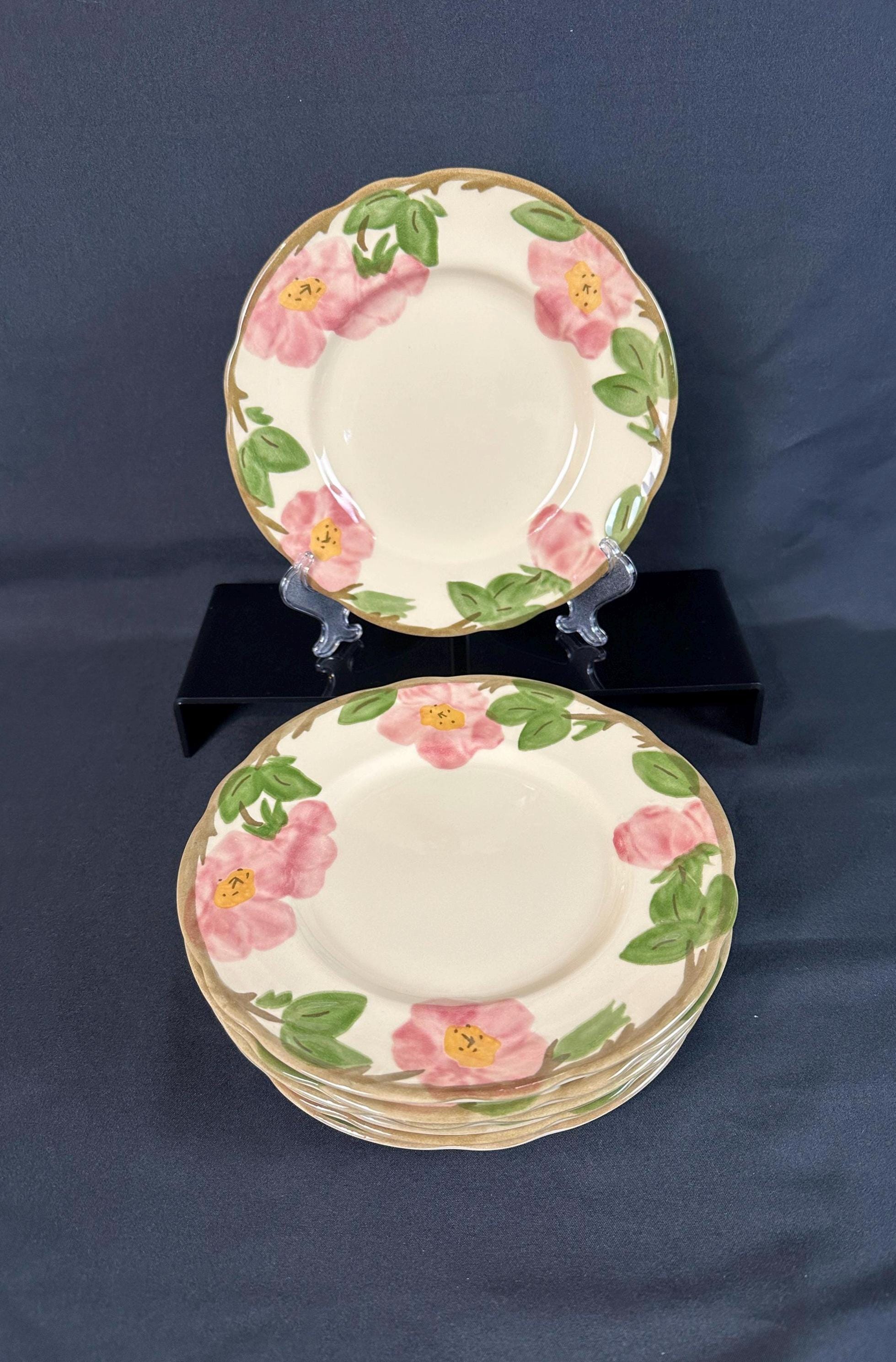 8 Franciscan Desert Rose Salad Plates England