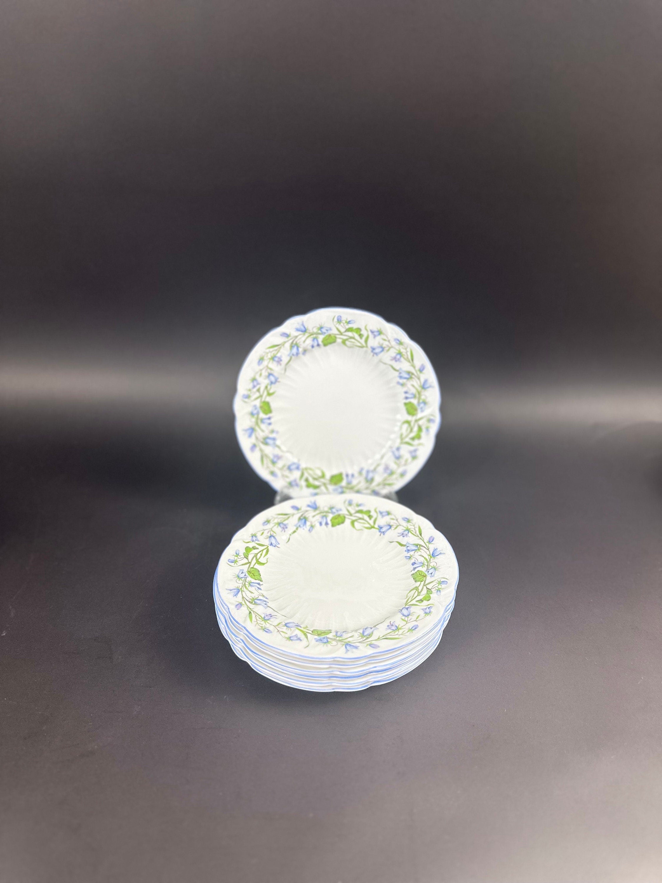 7 Shelley Harebell Dessert/Pie Plates