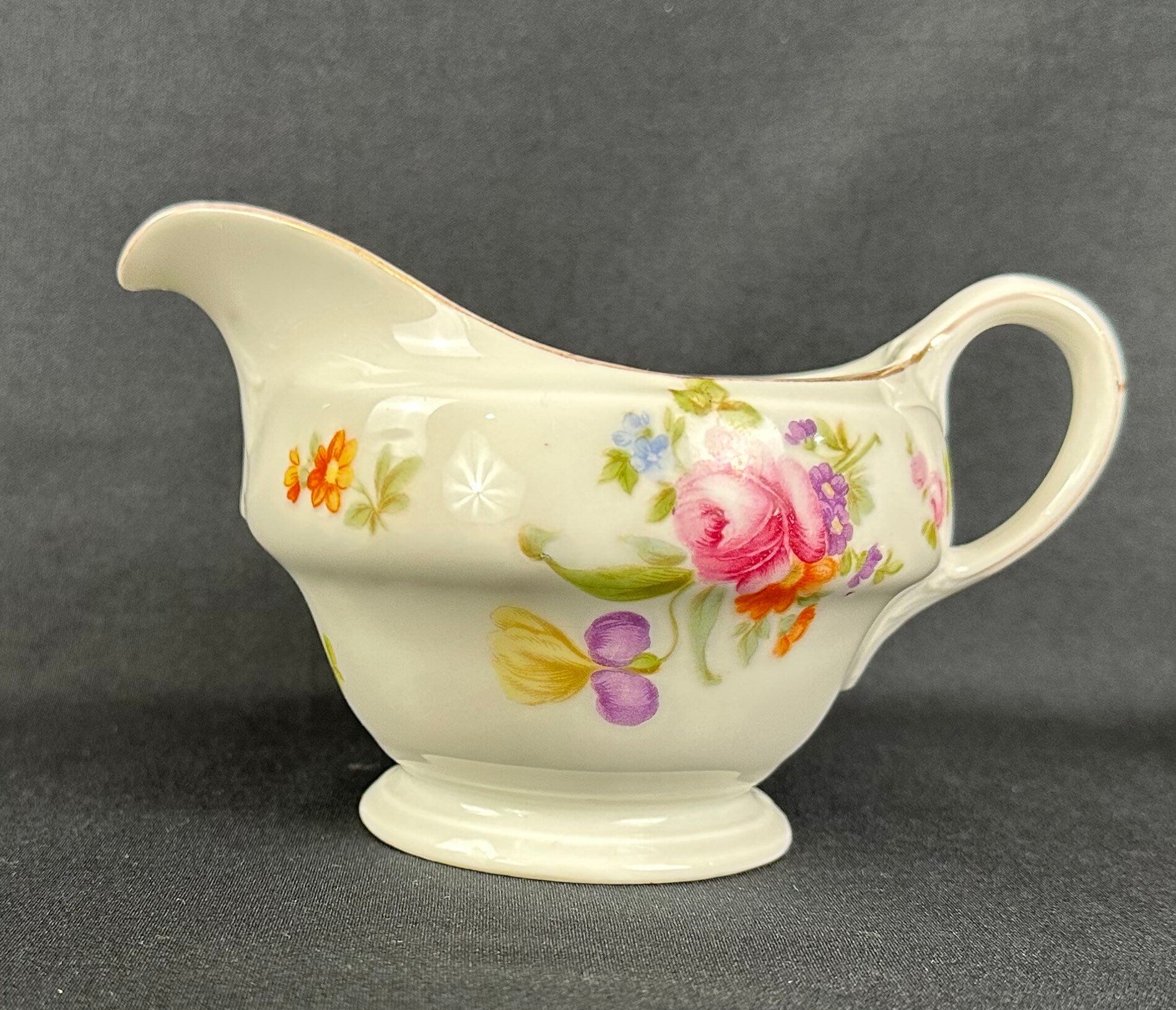 KPM Creamer Floral Pattern