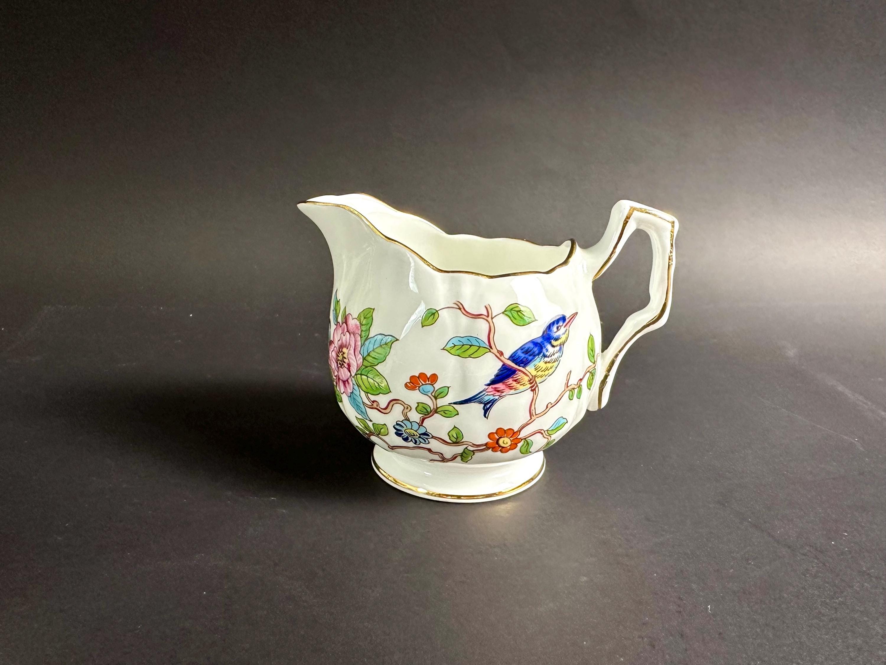 Aynsley Pembroke Mini Creamer and Open Sugar Bowl