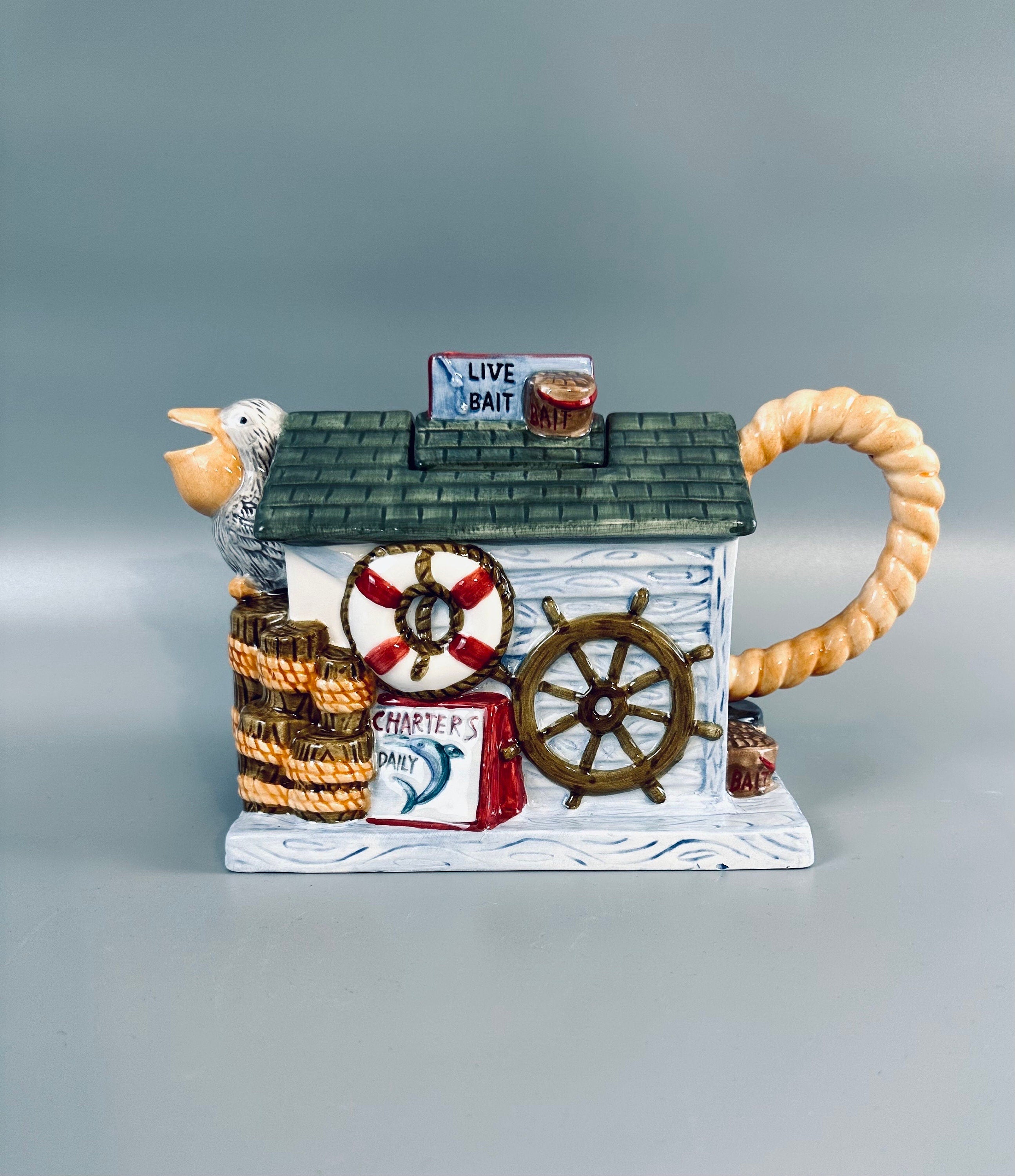 Bait Shop Ceramic Teapot