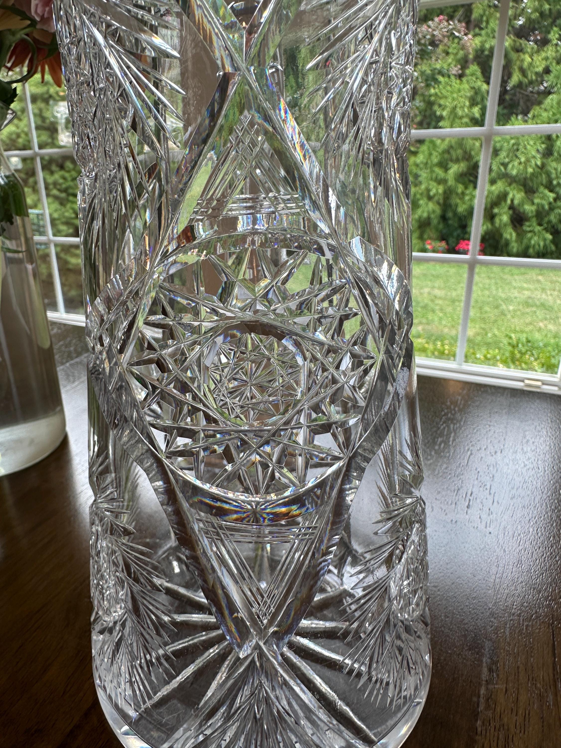 American Brilliant Cut Pitcher