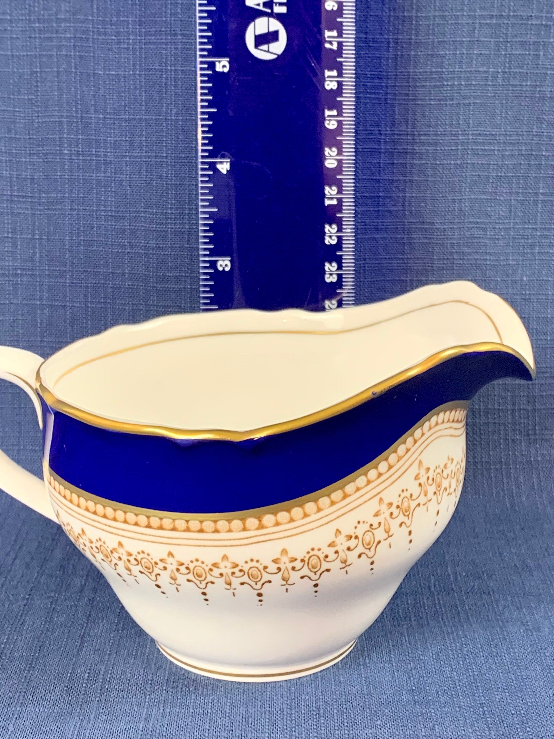 Royal Worcester Regency Cobalt Creamer
