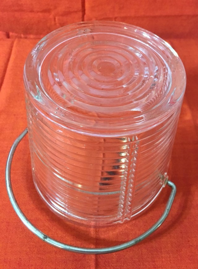 Depression Glass Ice Bucket