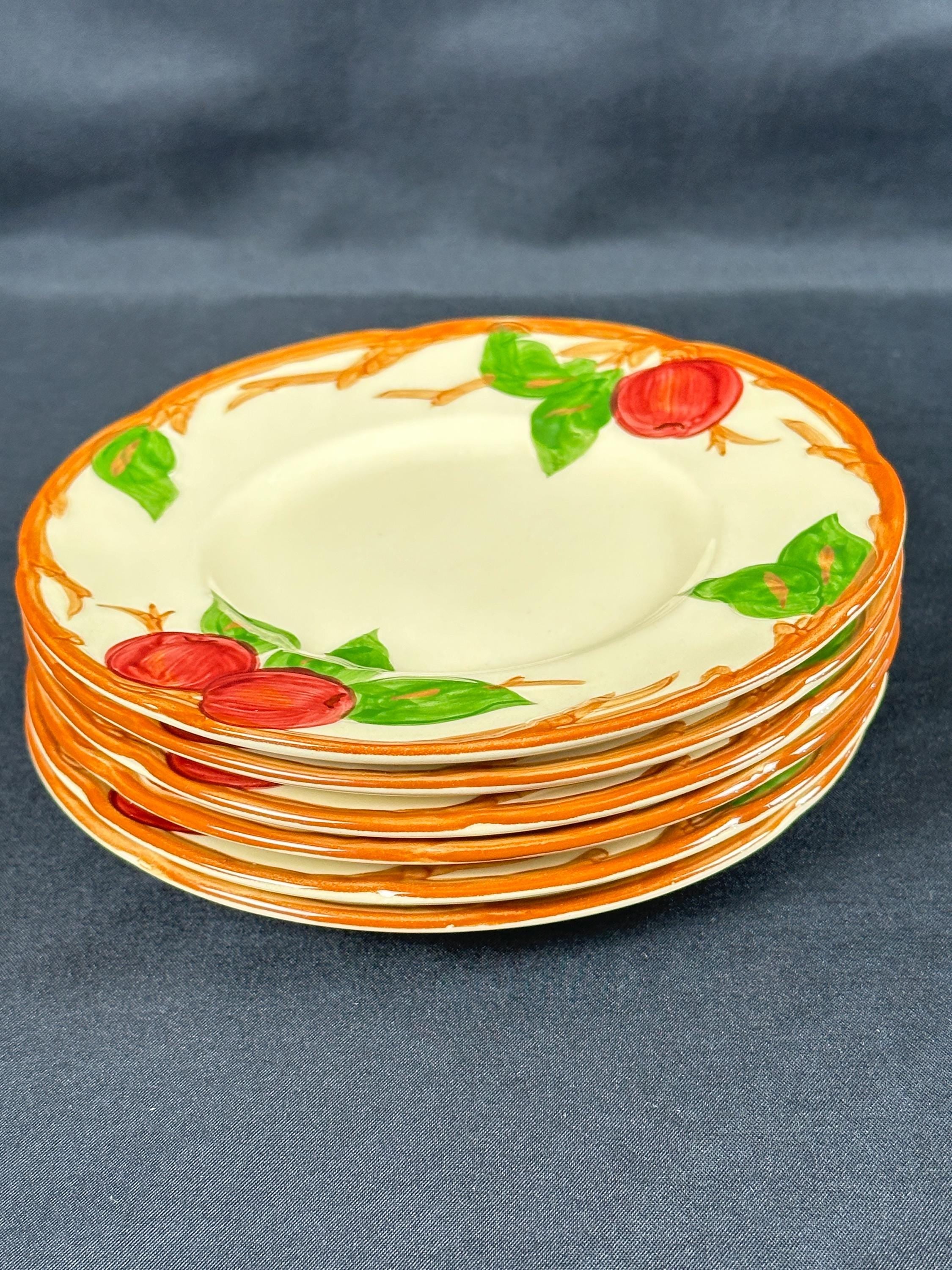 6 Franciscan Apple Bread Plates