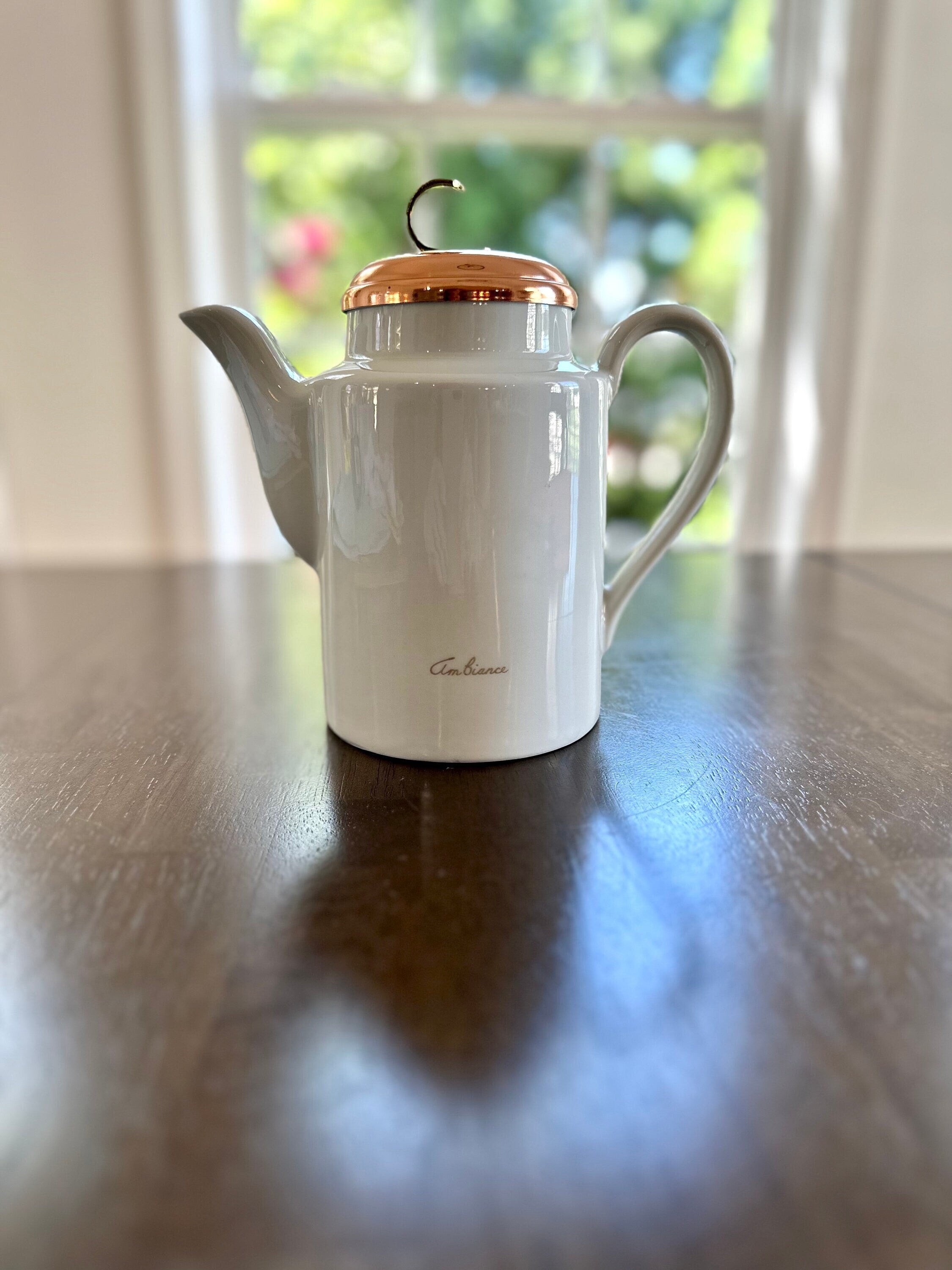 Hall Ambiance Copper Top Teapot