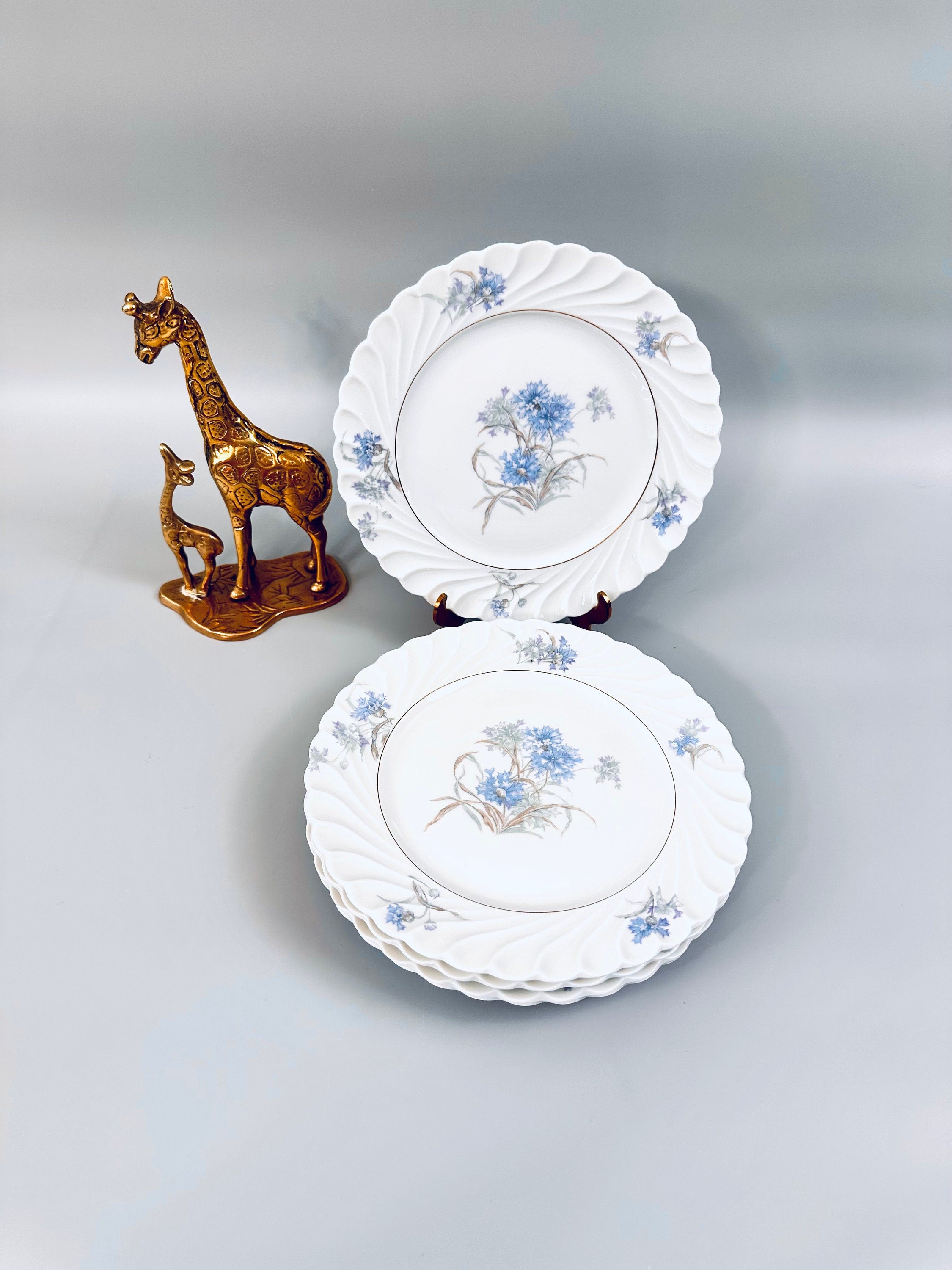 5 Haviland Bergere Salad Plates