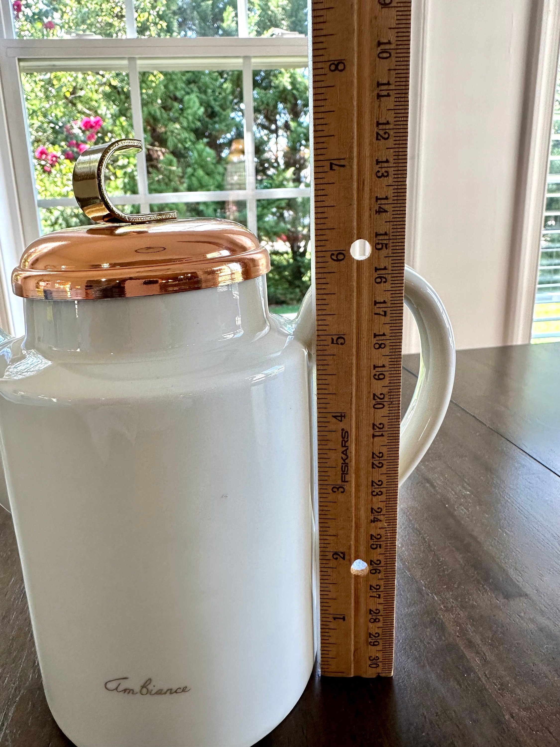 Hall Ambiance Copper Top Teapot
