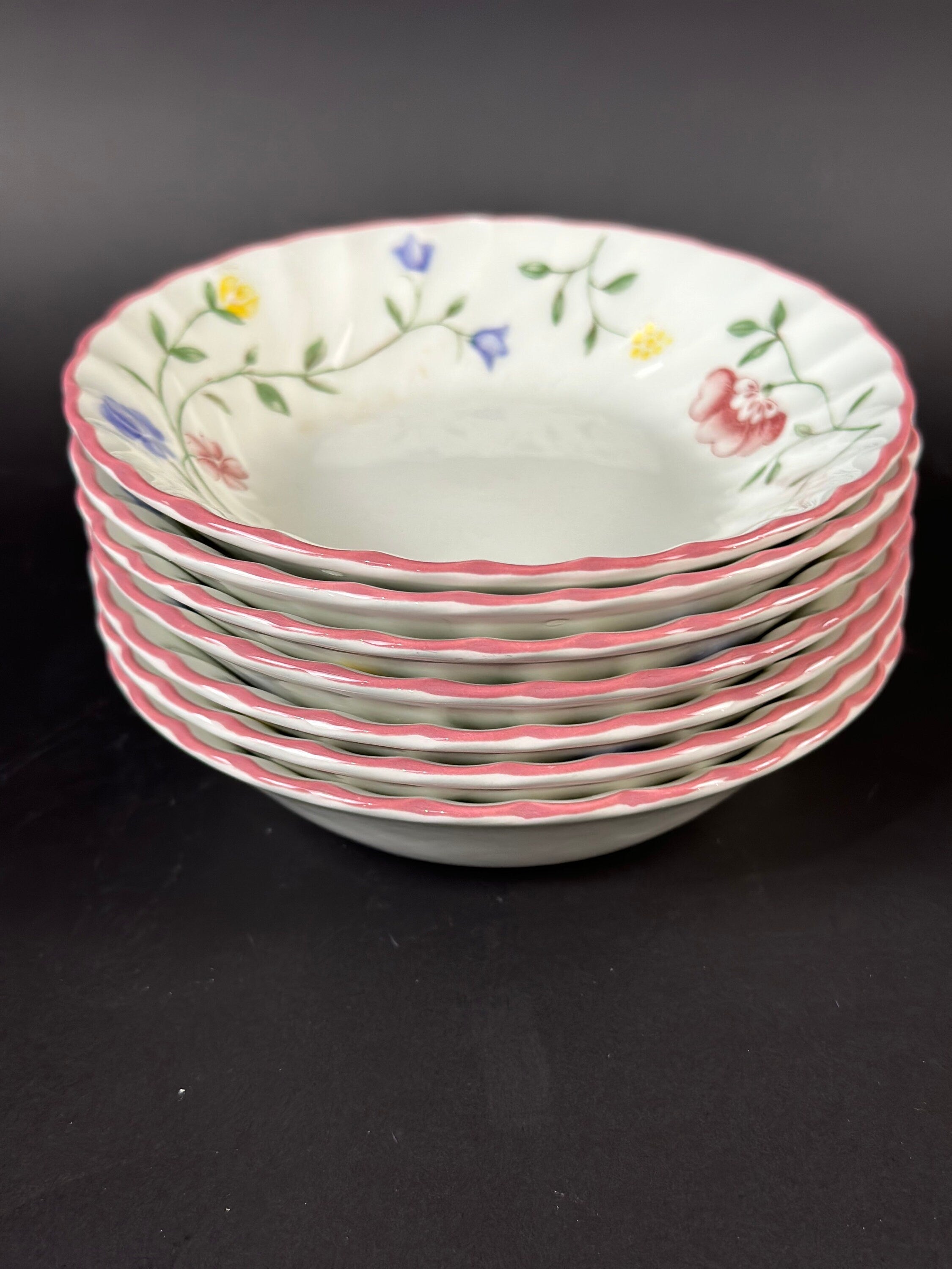 Seven Johnson Brothers “Summer Chintz “ Fruit Bowls