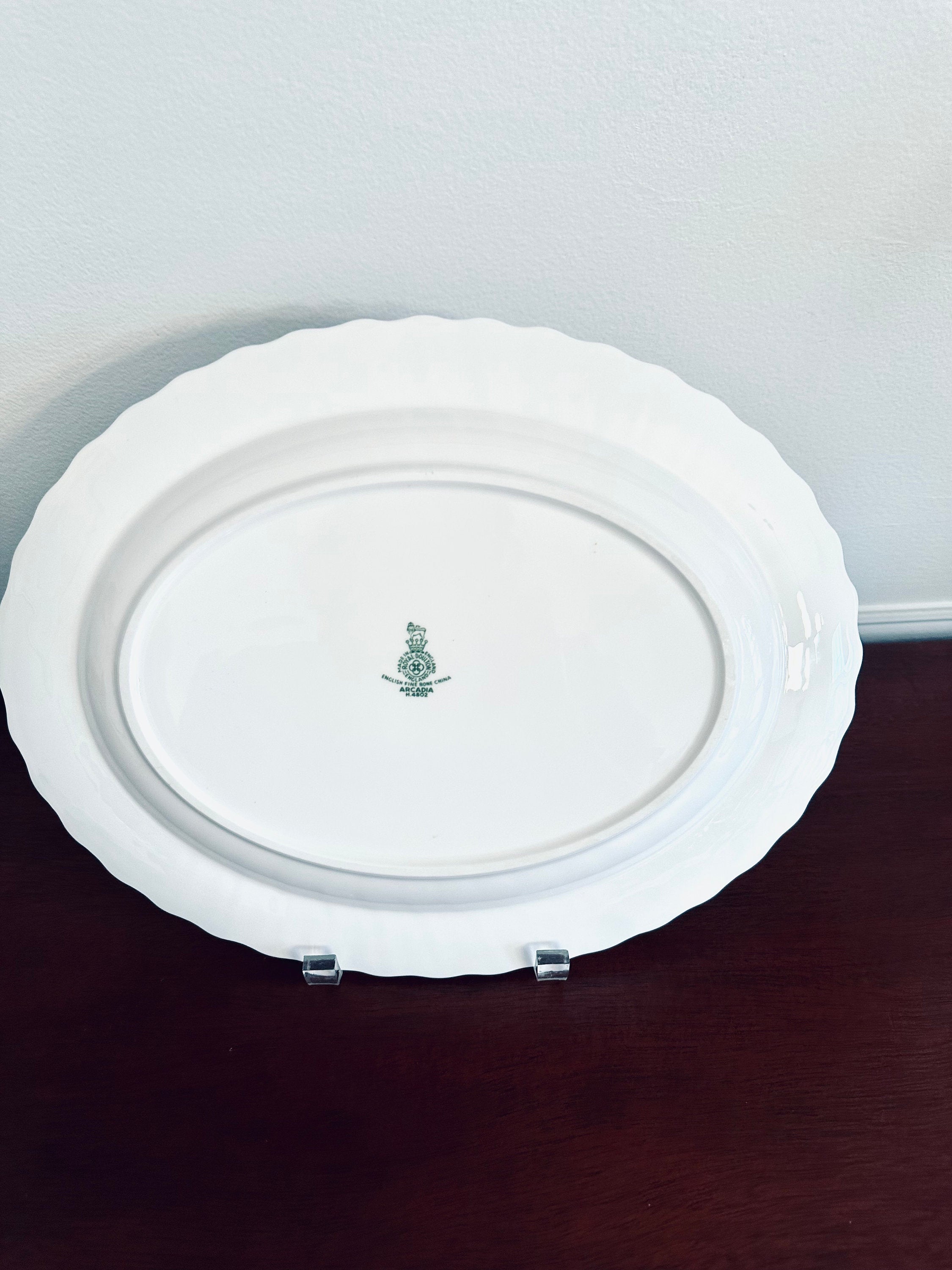 Large Arcadia Scalloped Platter by Royal Doulton
