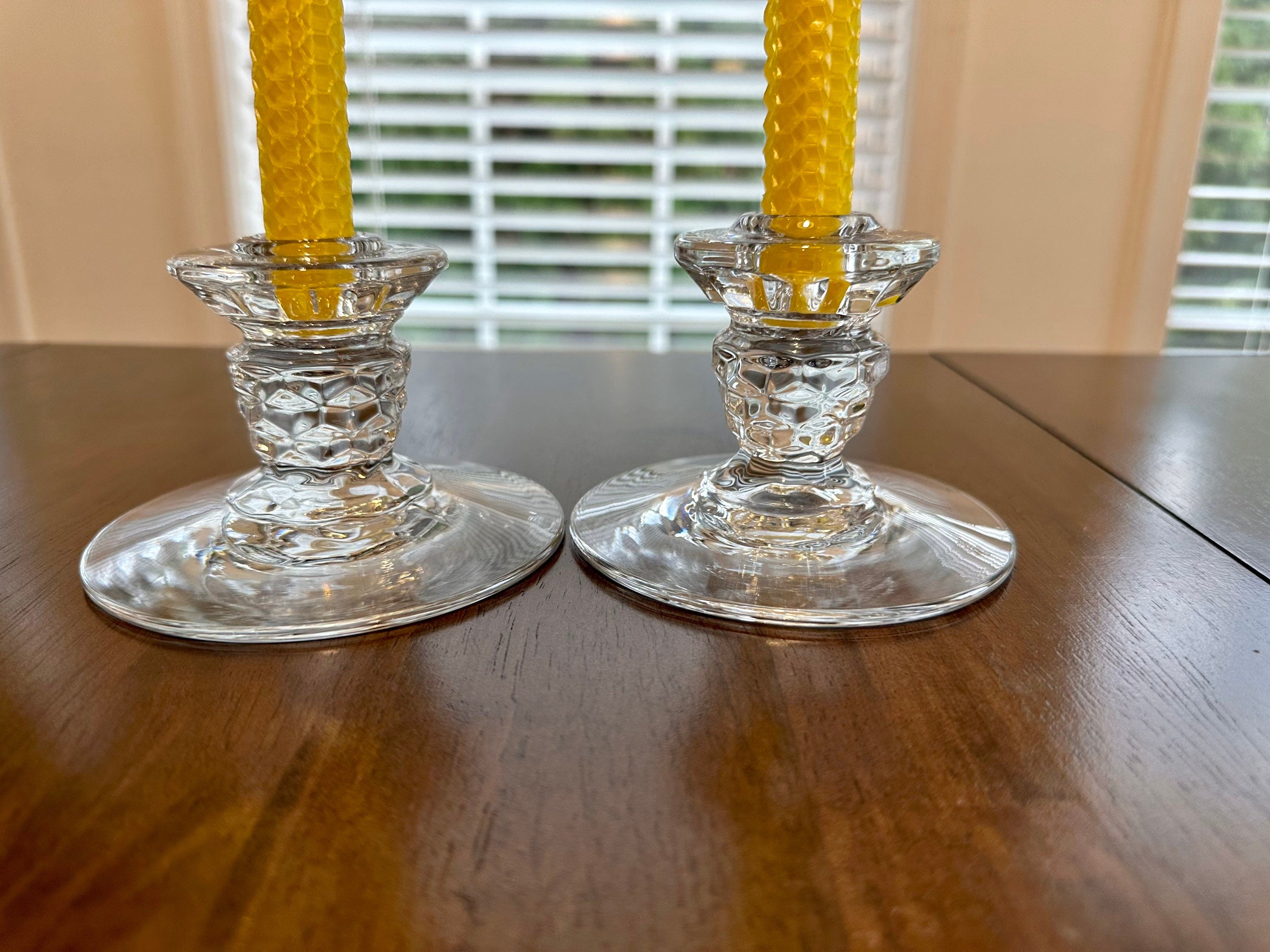 Fostoria American Candle Holders