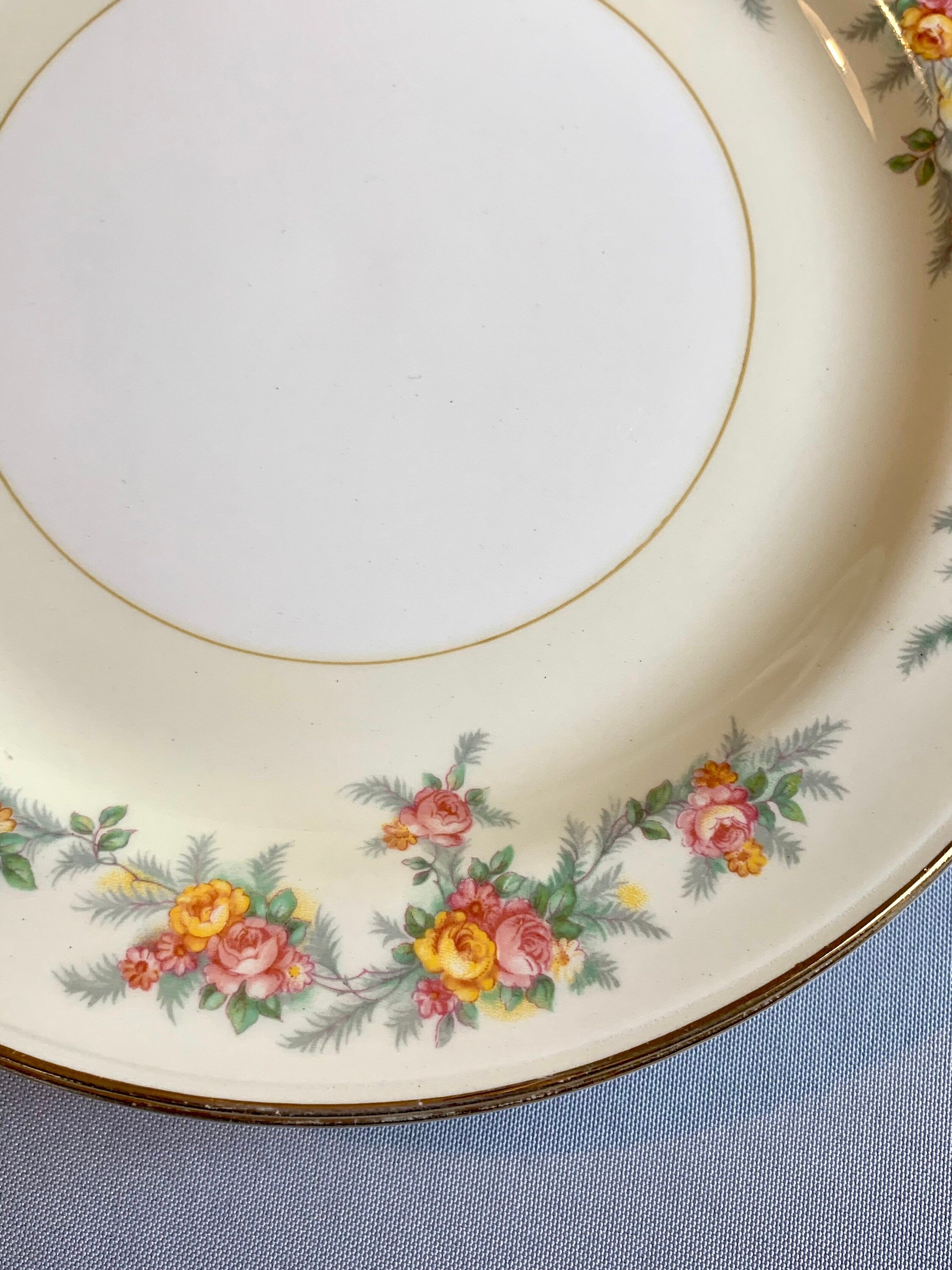 A set of Homer Laughlin Ferndale Luncheon plates