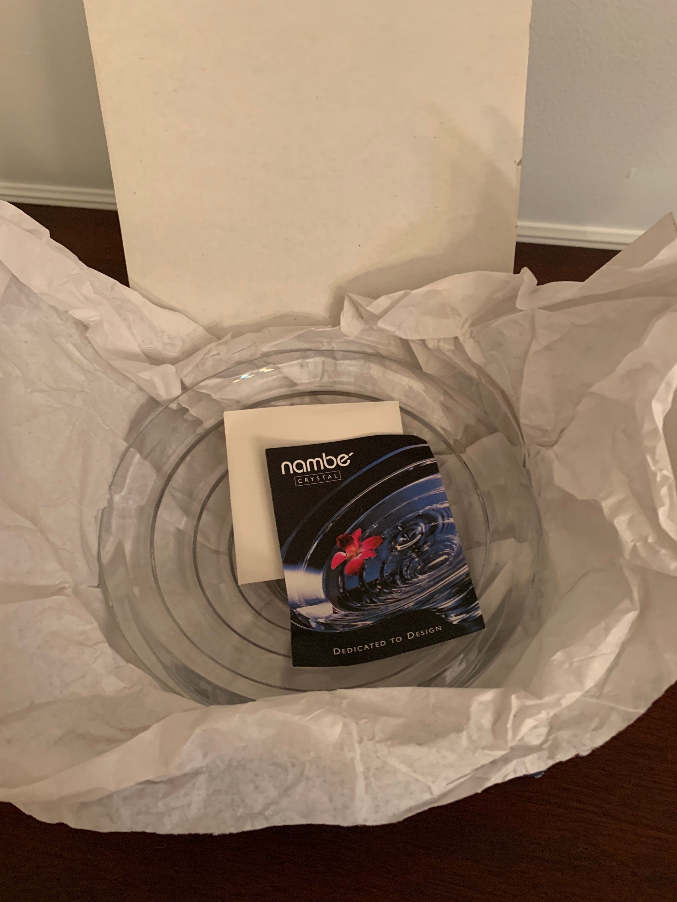 Nambe Crystal Roulette Bowl