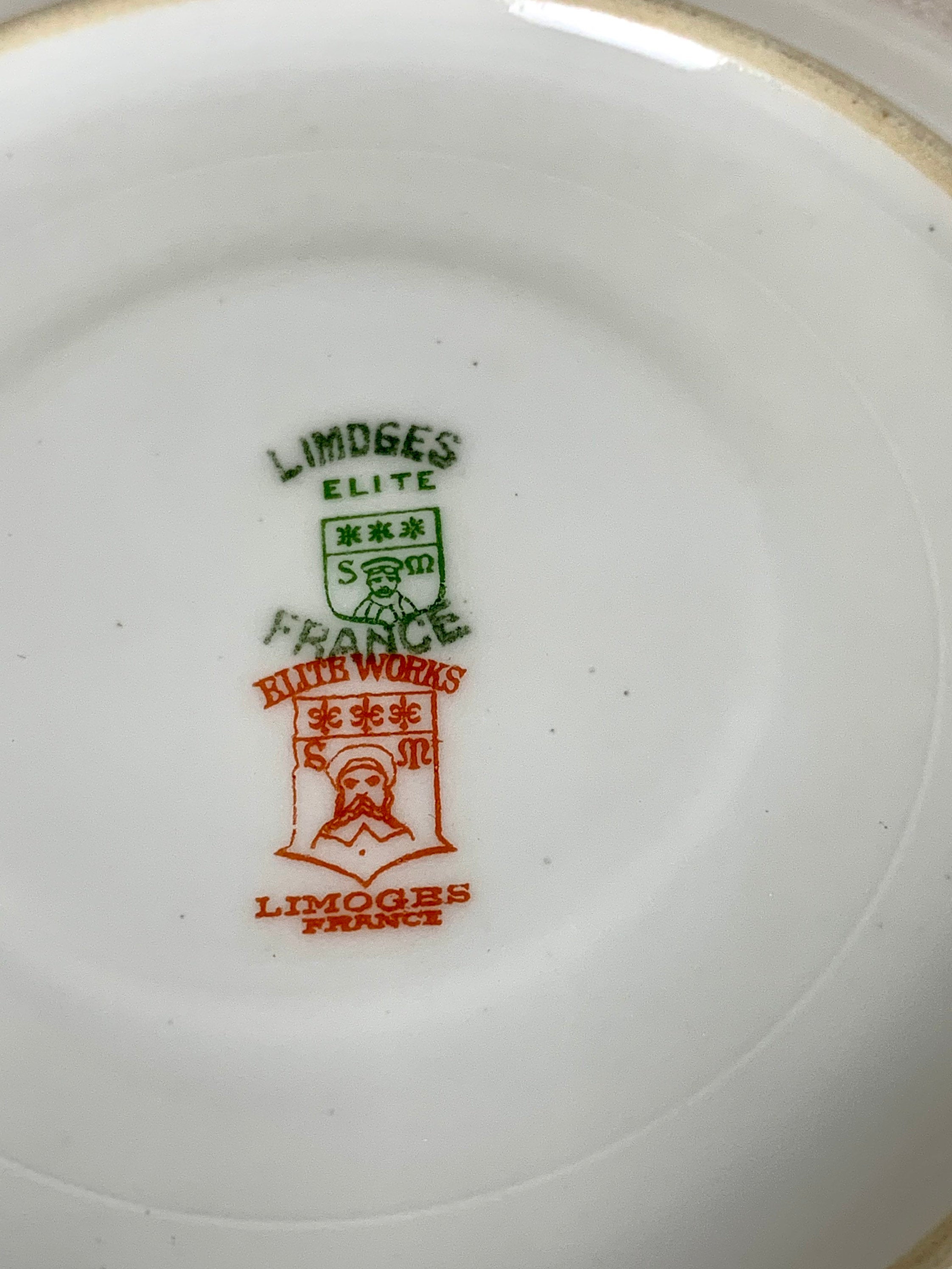 Elite Works Limoges Antique Teacup