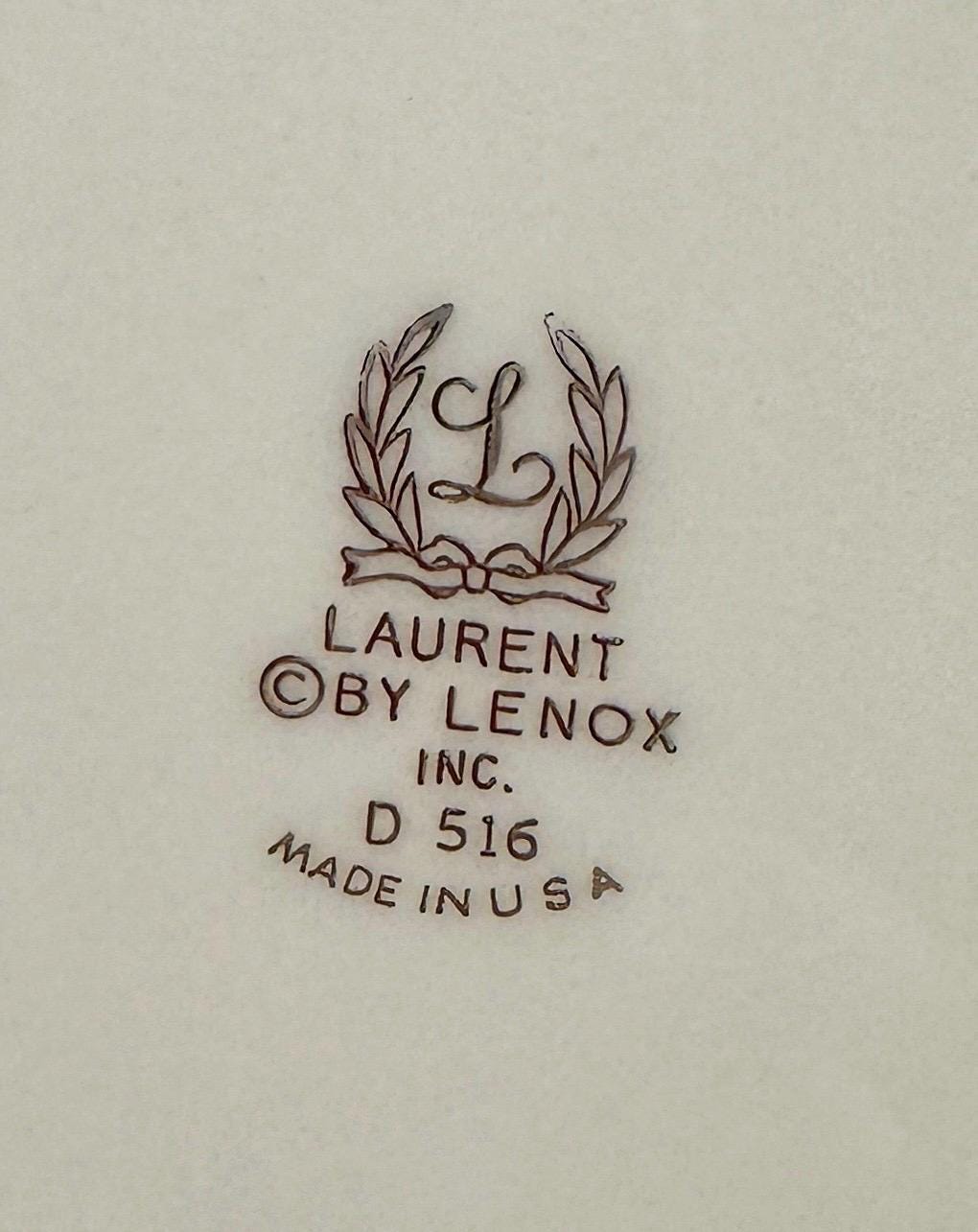 6 Lenox Laurent Bread/Dessert Plates