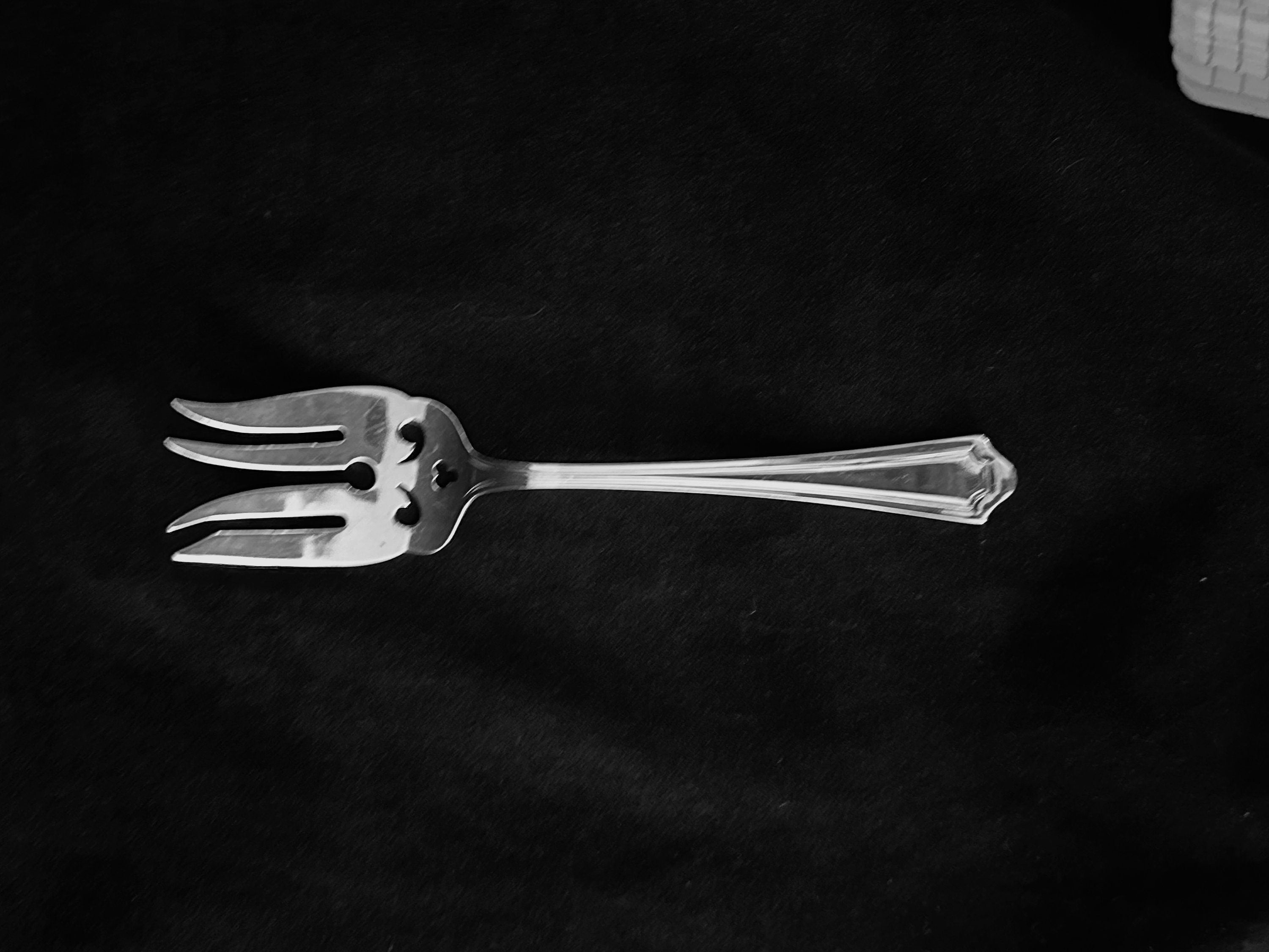 Antique Mary Warren Sterling Serving Fork by Manchester Silver
