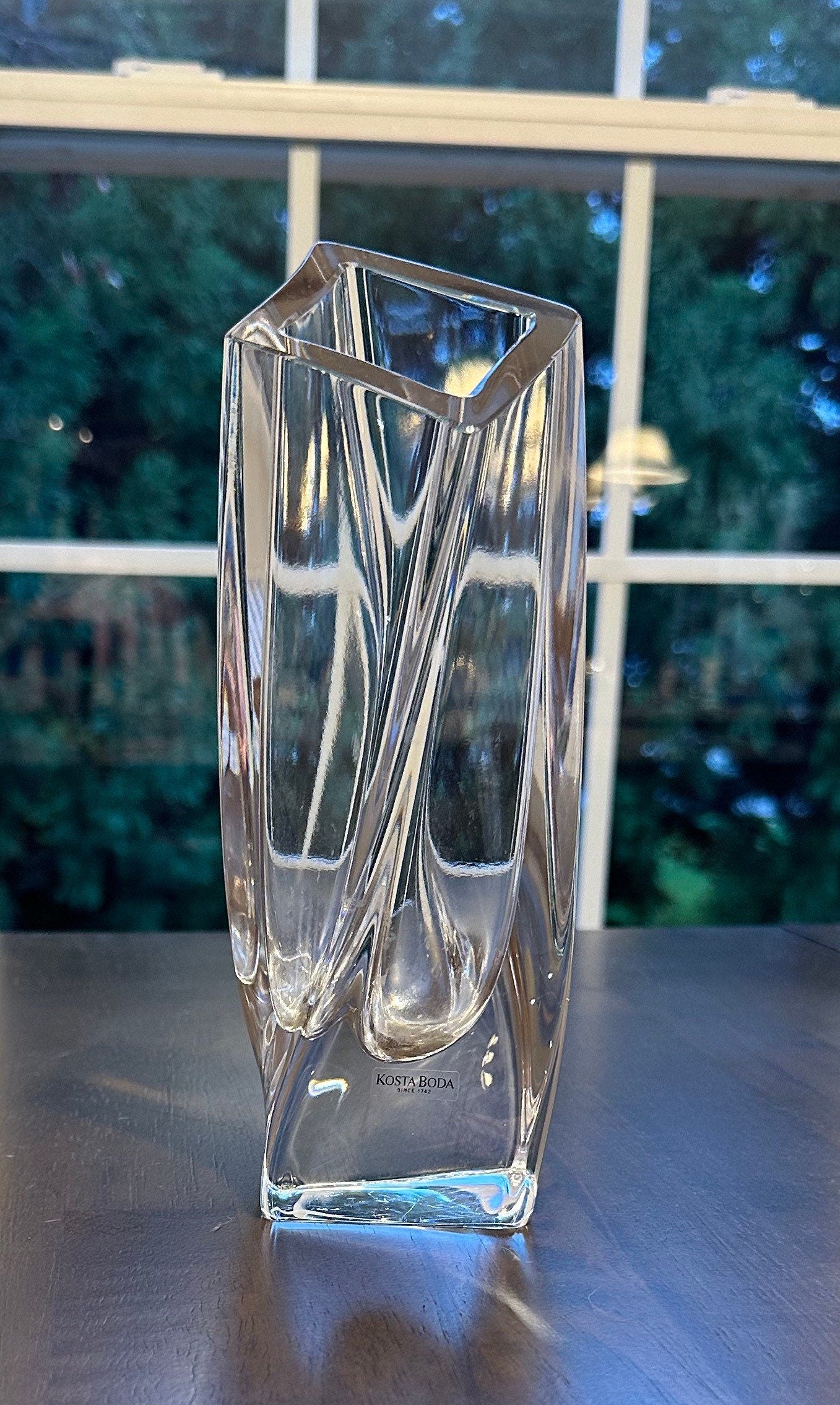 Kosta Boda Artist Signed Sails Vase