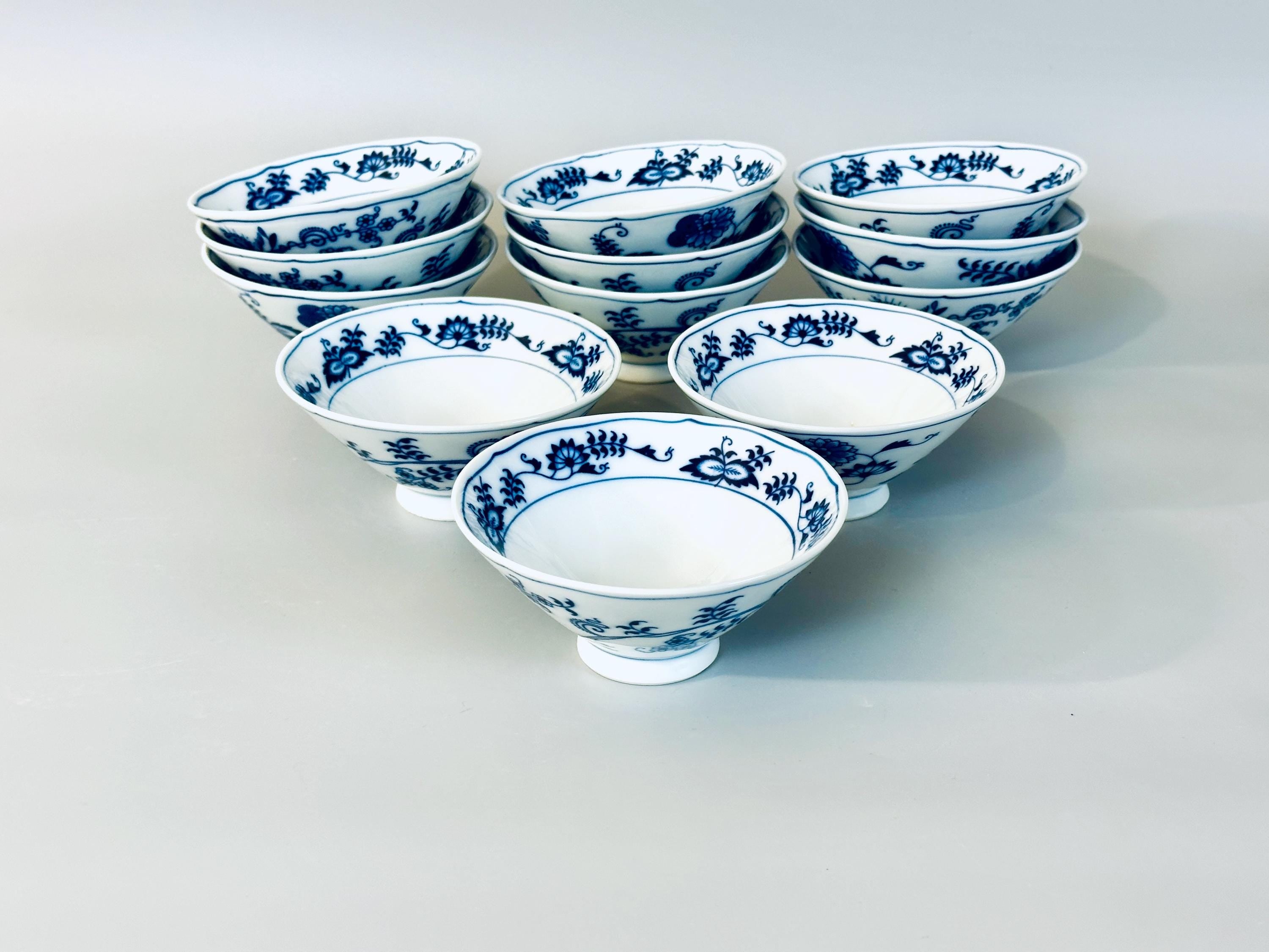 Blue Danube Set of 12 Rice Bowls Dessert Bowls
