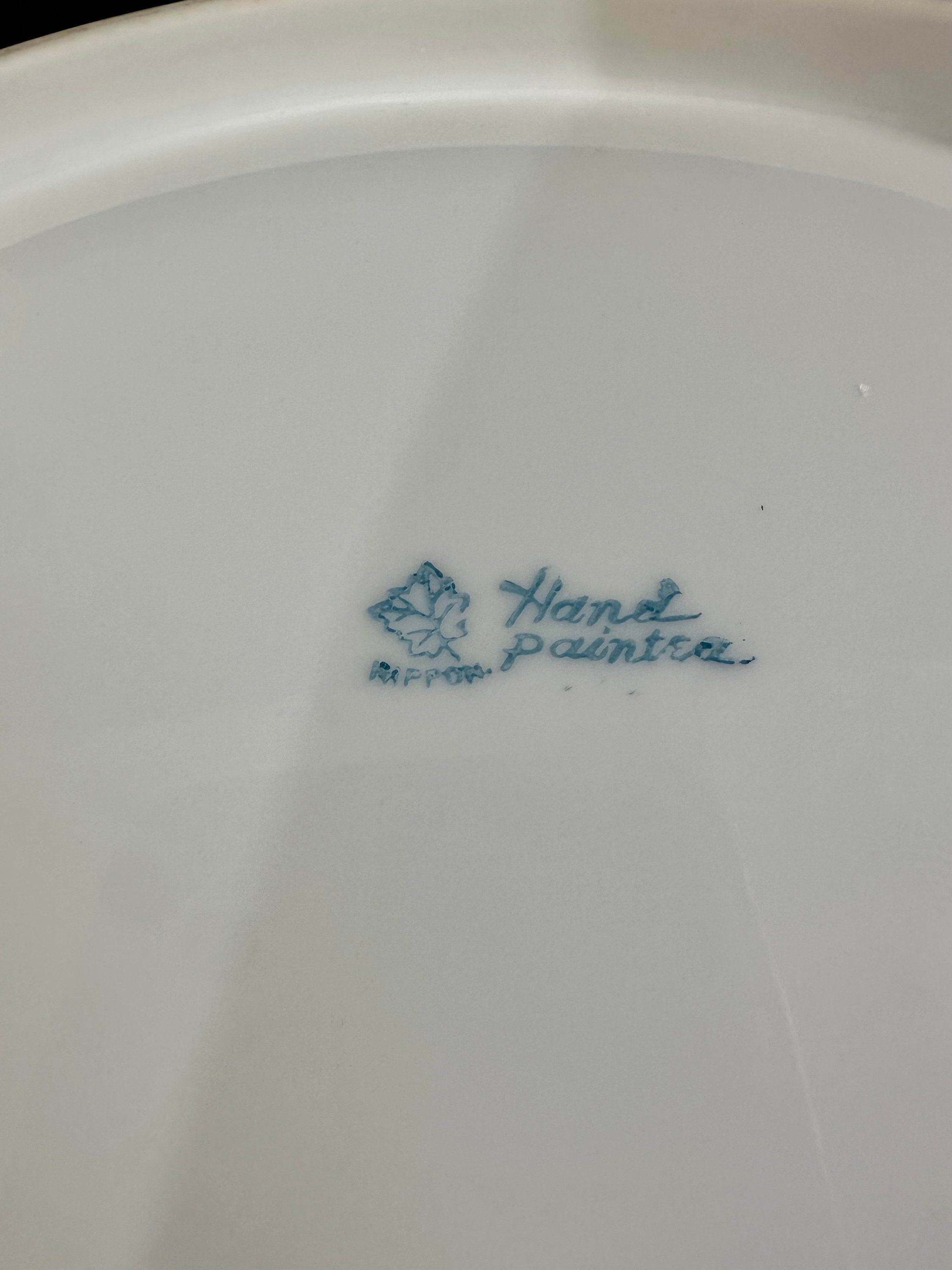 Antique Hand Painted Nippon Moriage Bowl