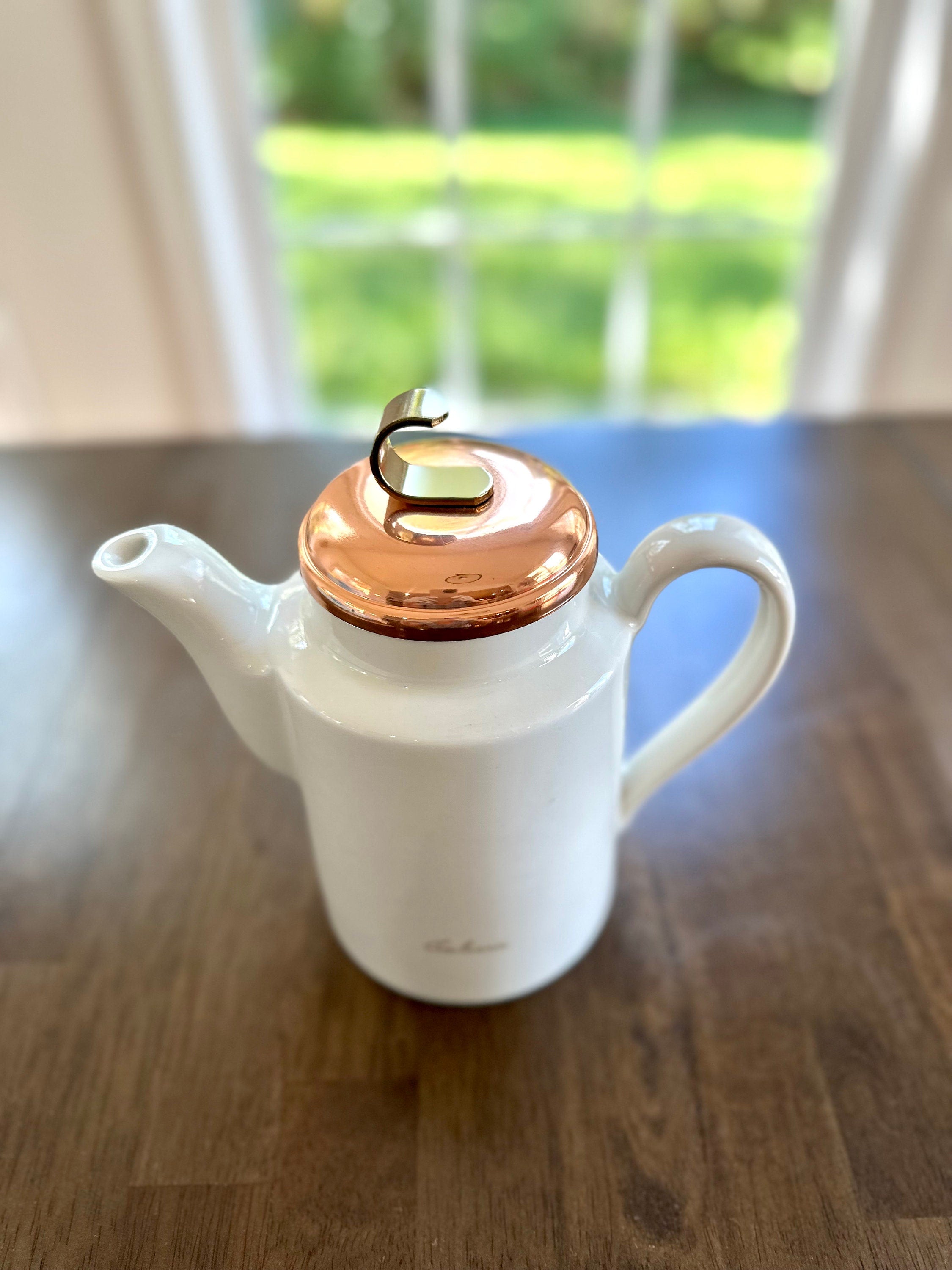 Hall Ambiance Copper Top Teapot
