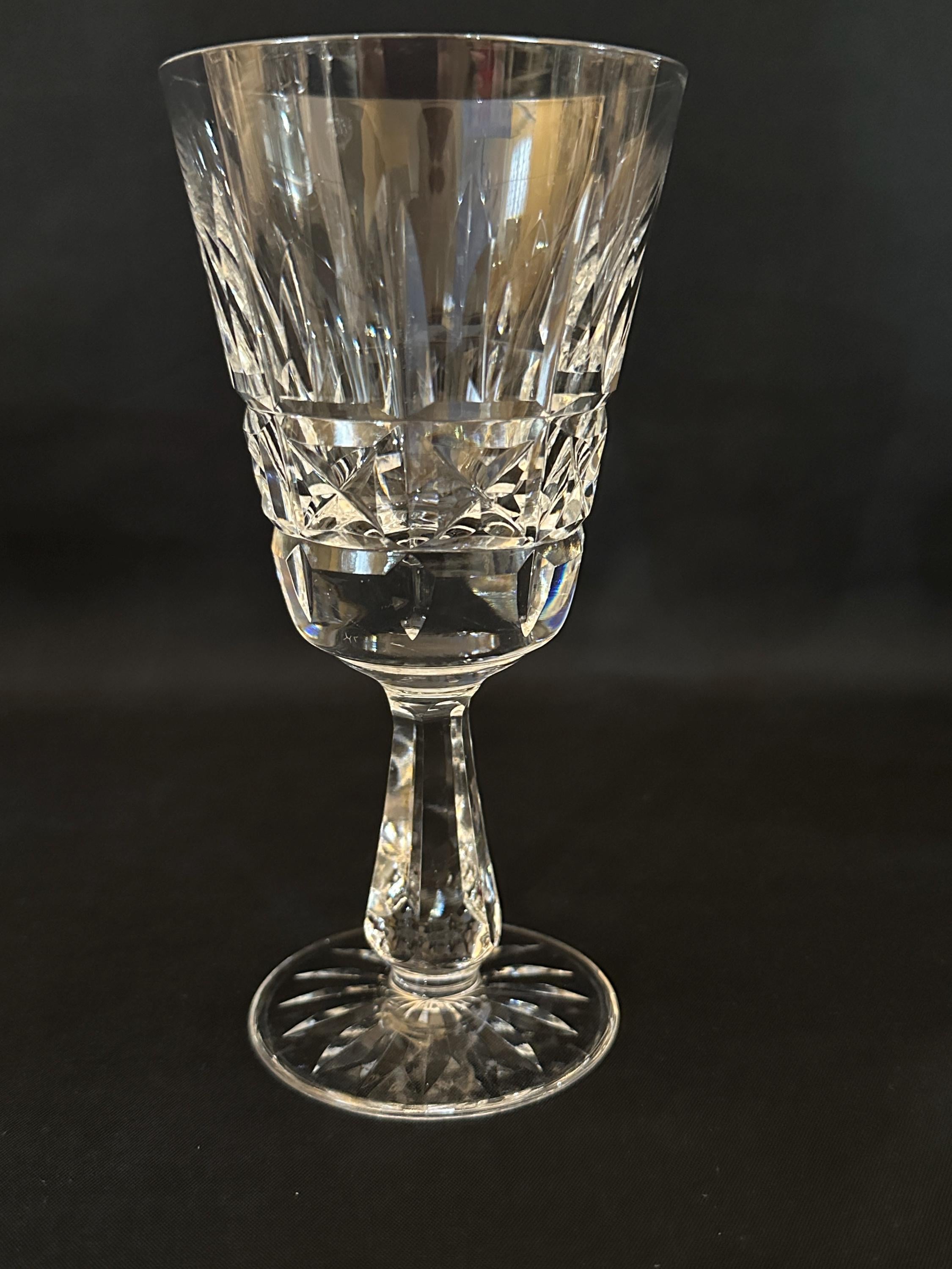 A Set Of 8 Waterford Kylemore Claret Glasses