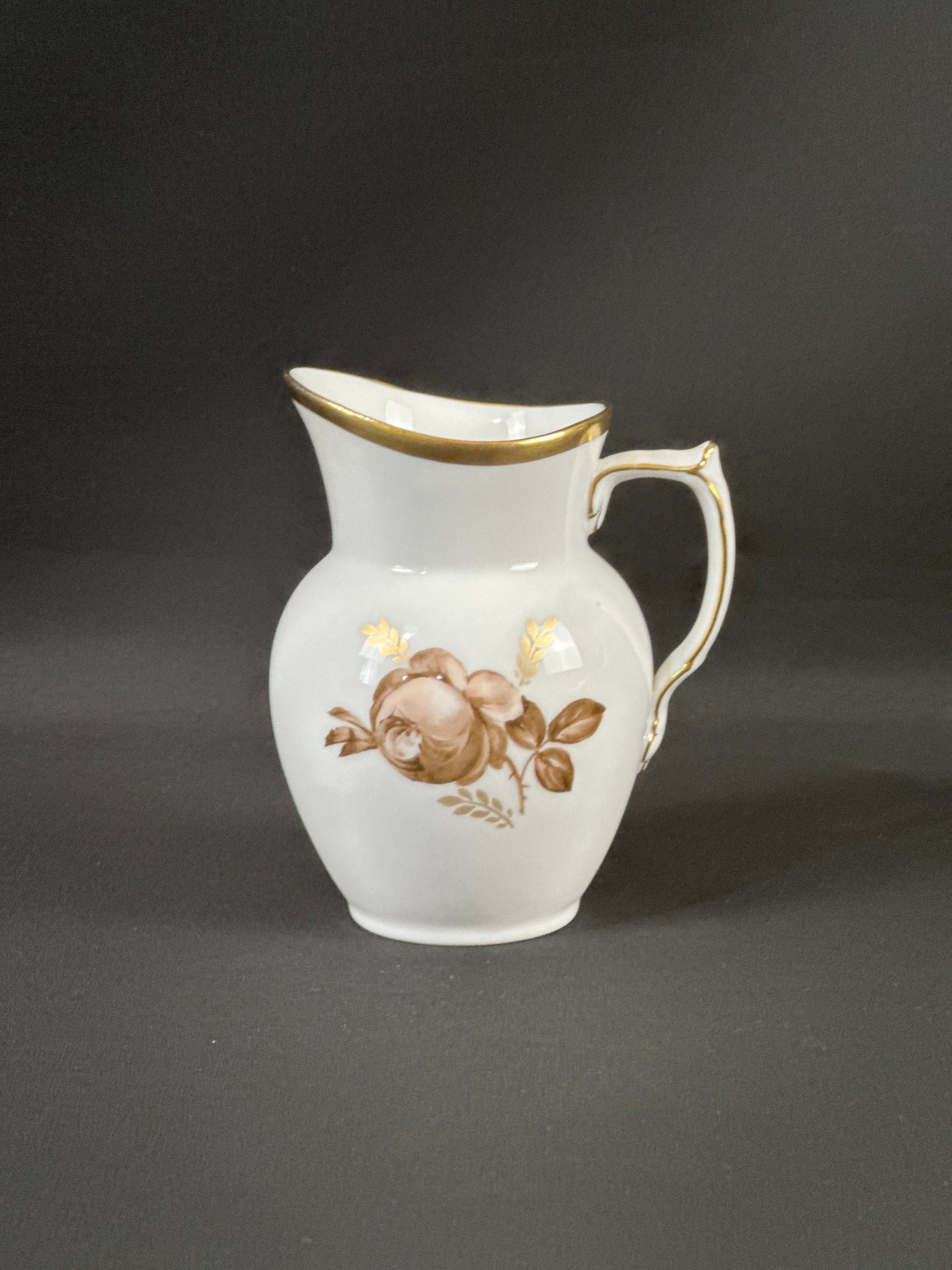 Royal Copenhagen Brown Rose Creamer