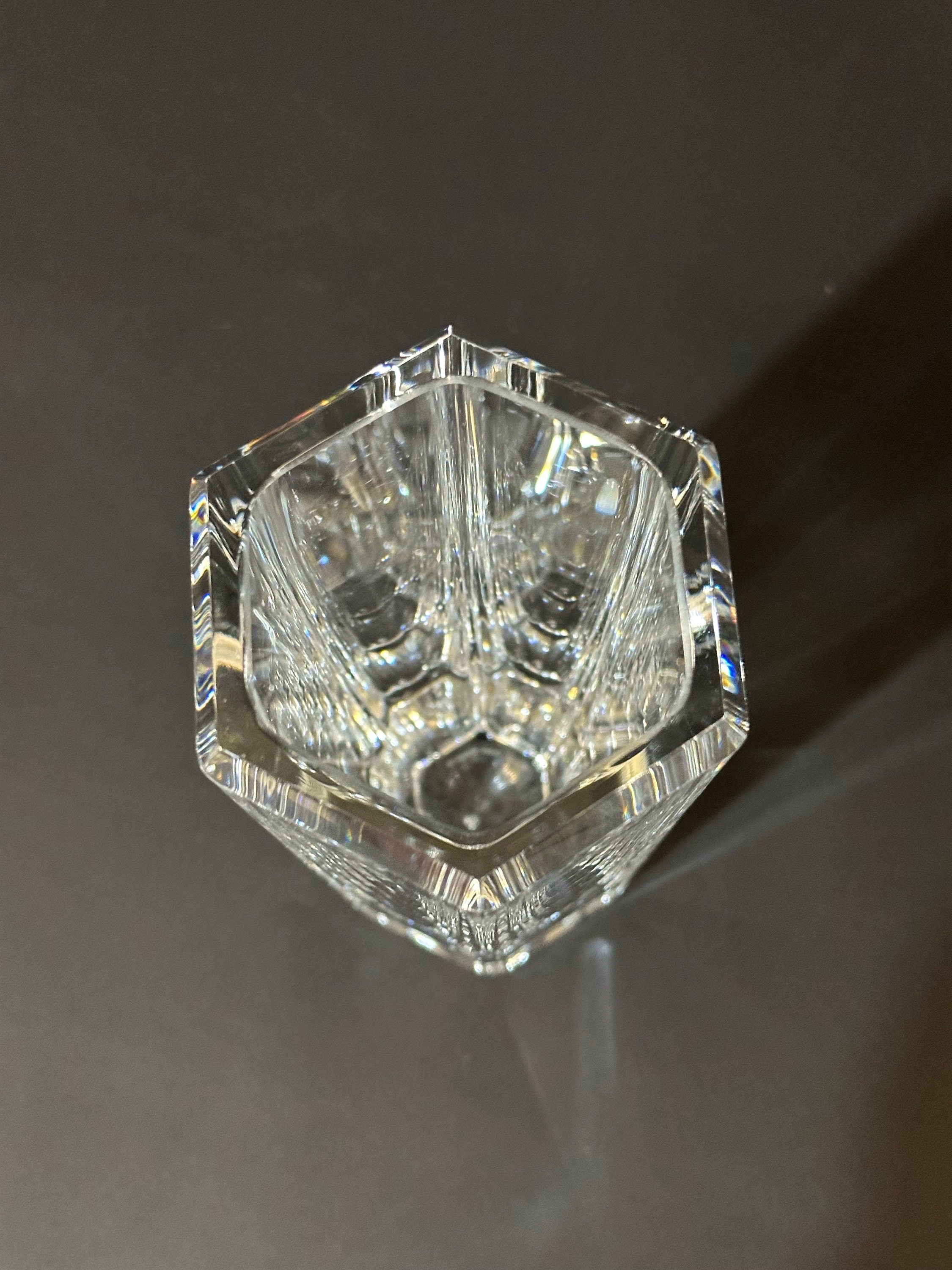 Kosto Boda Hexagon Shaped Vase