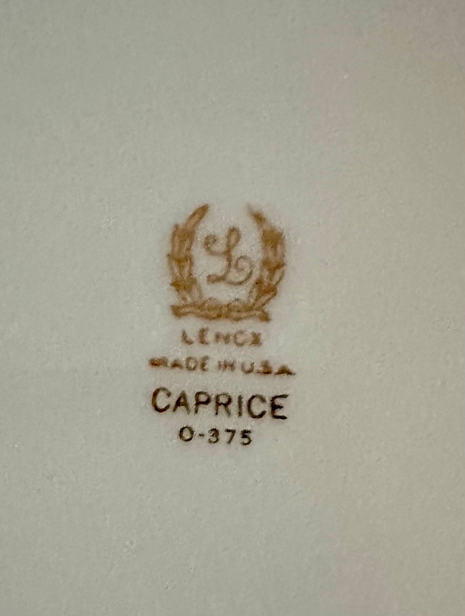 6 Lenox Caprice Salad Plates