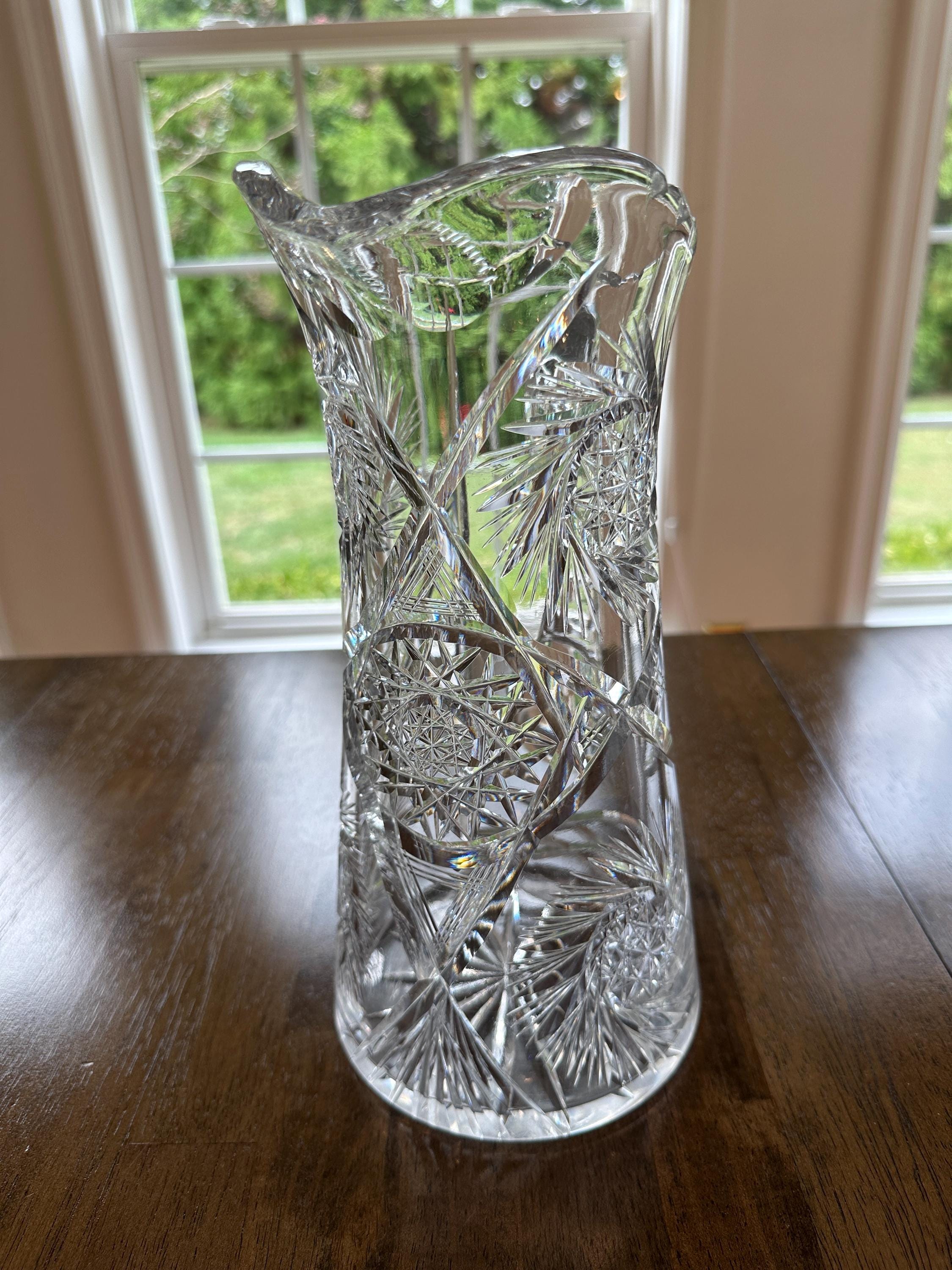 American Brilliant Cut Pitcher