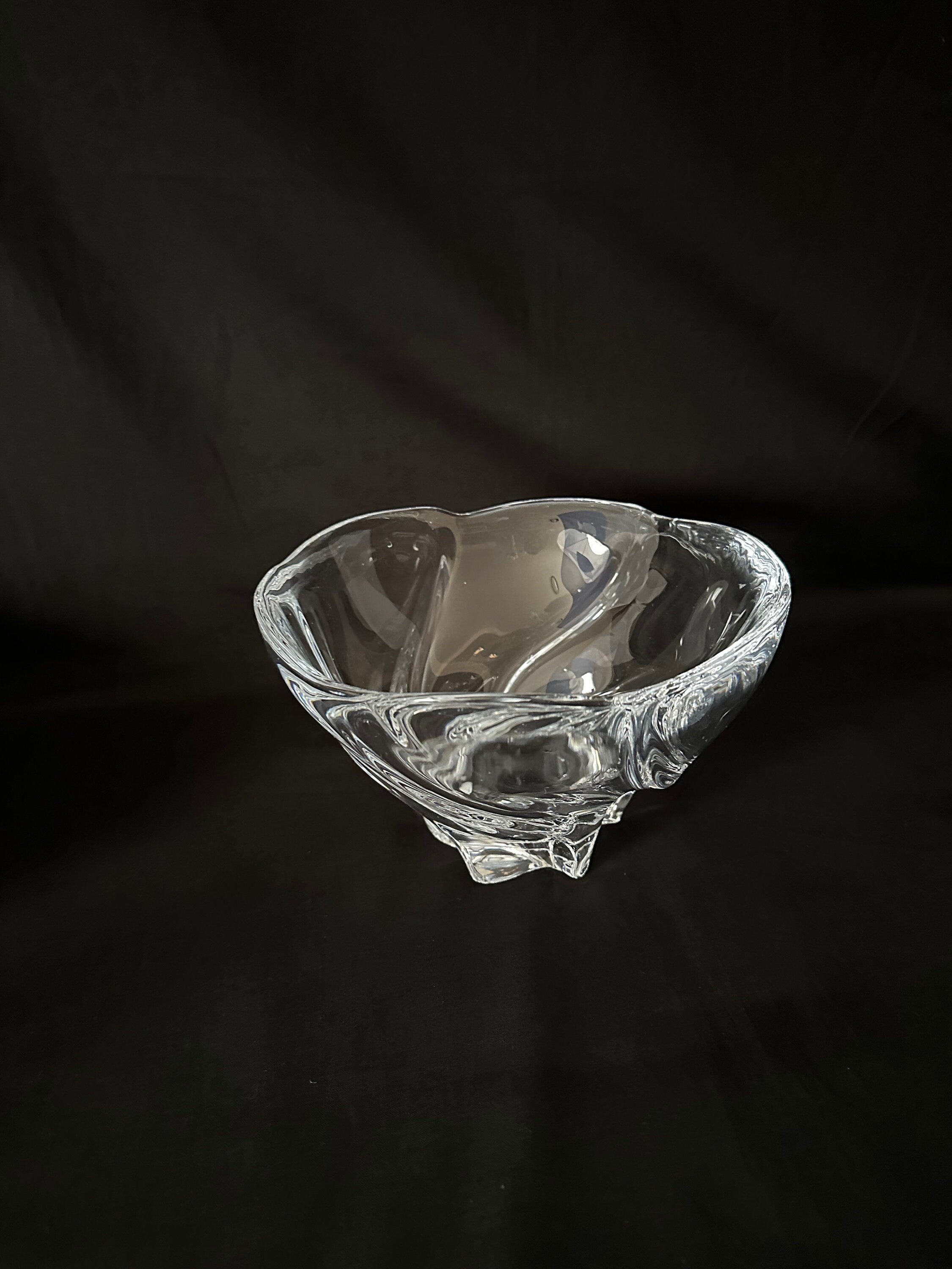 Holmegaaurd Vintage Crystal Art Glass Bowl