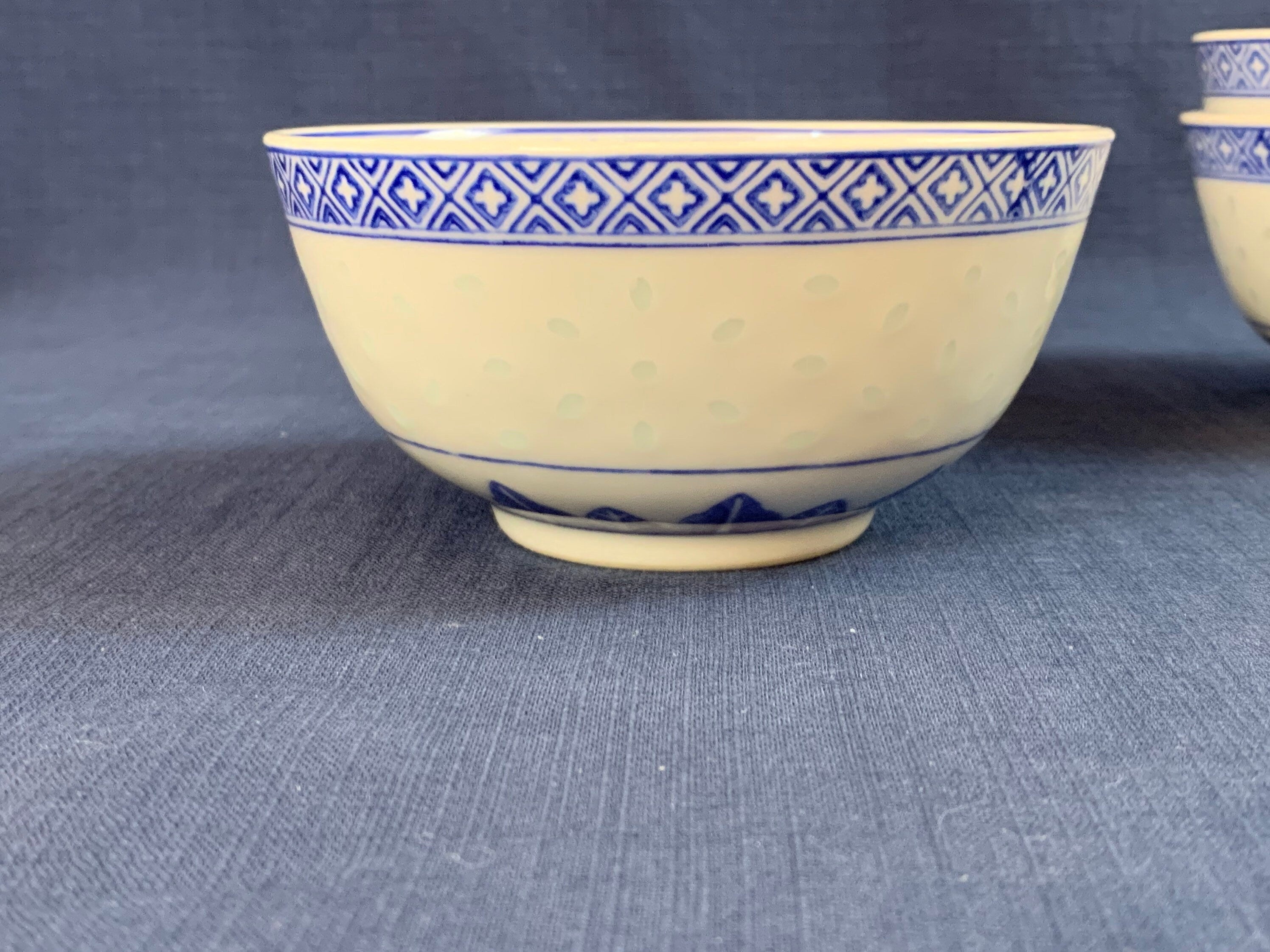 A Set of 4 Chinese Rice Bowls