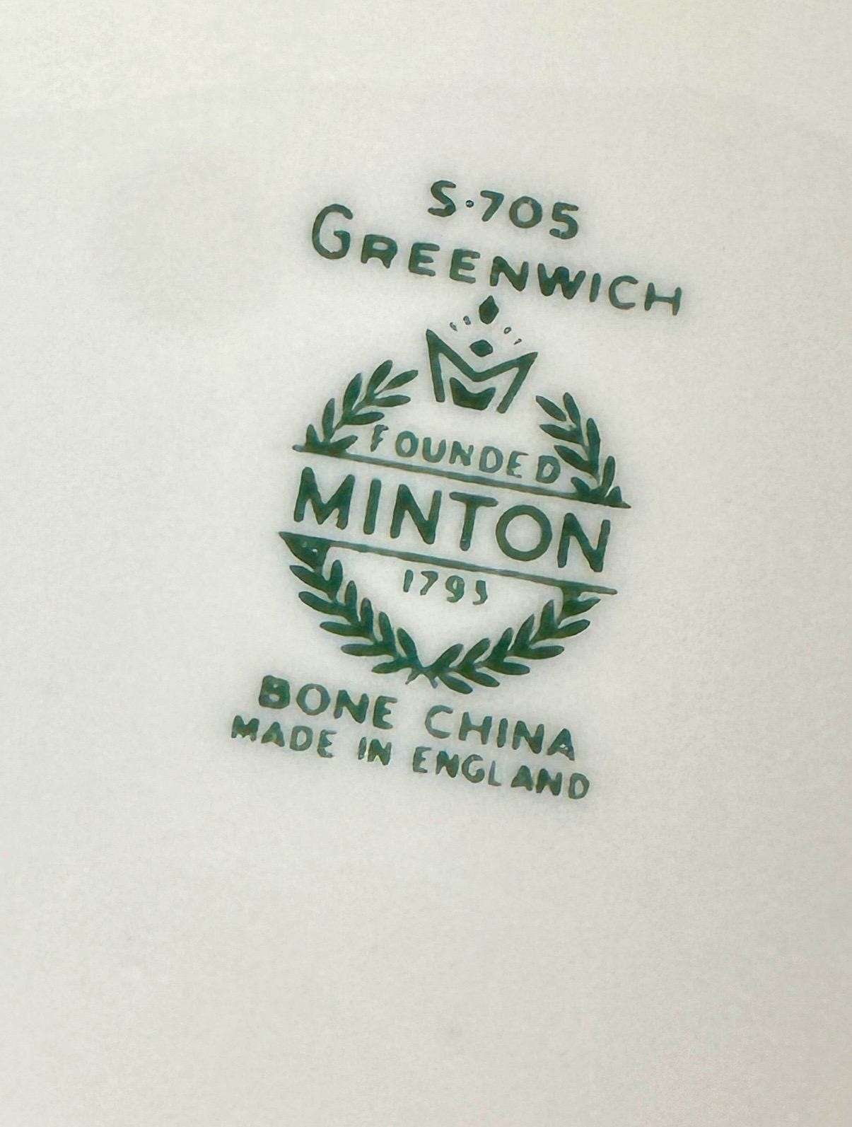8 Minton Greenwich Fruit Bowls Dessert Bowls