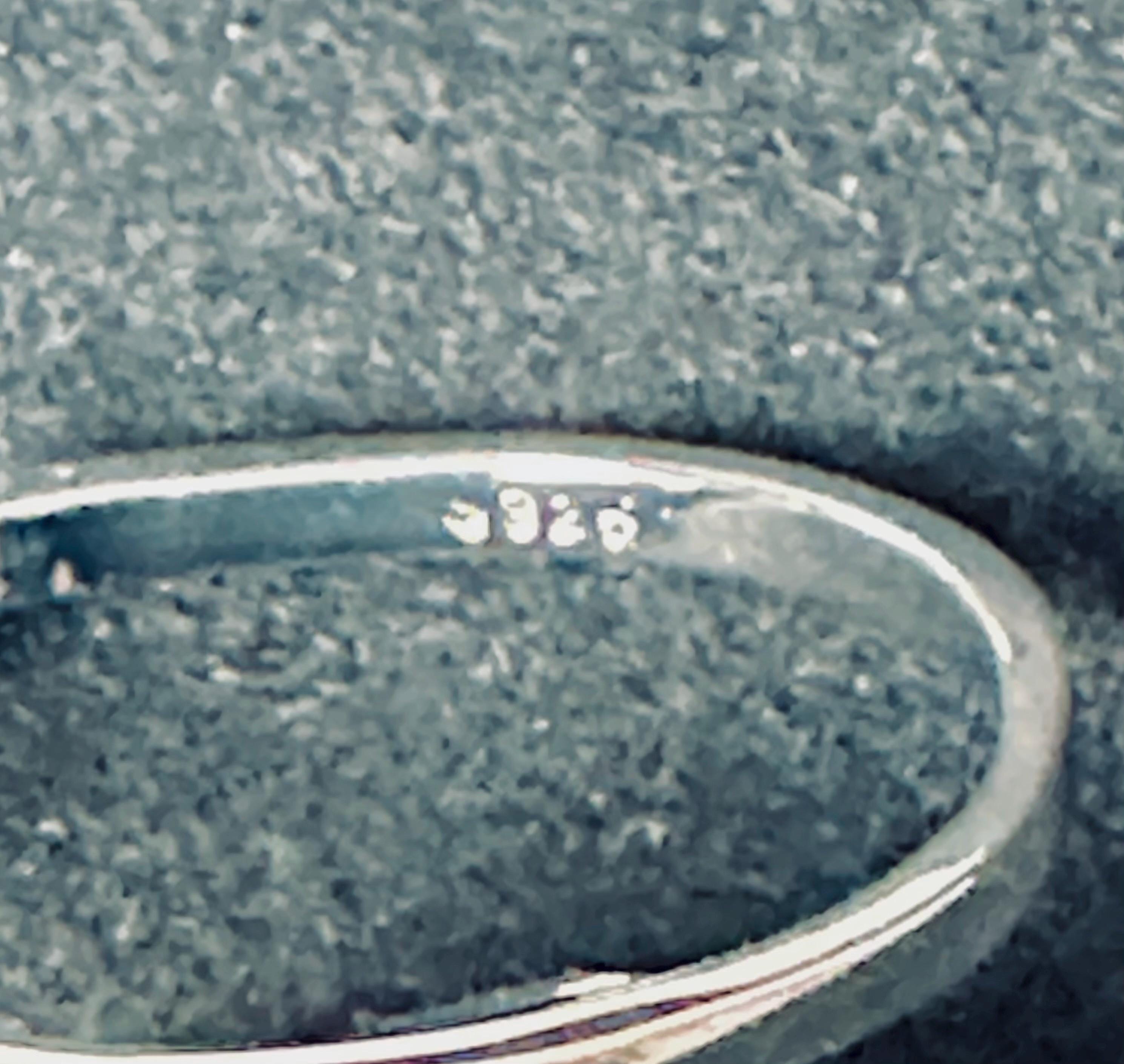 Delicate Crucifix Sterling Silver Ring