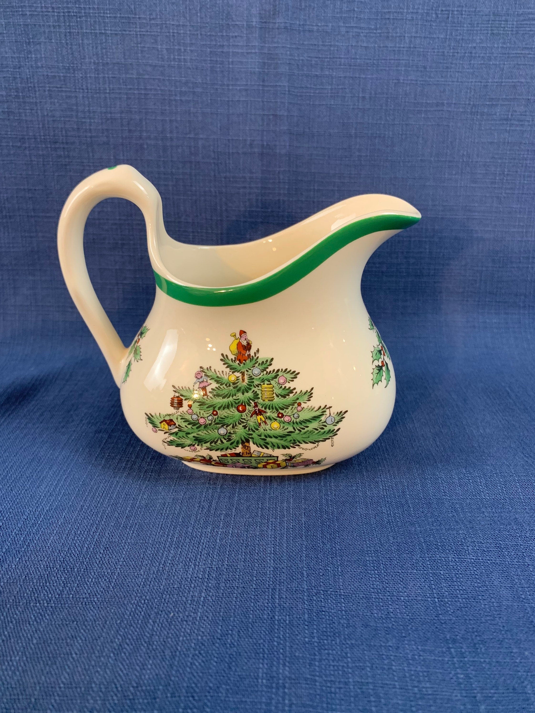 Spode Christmas Tree Creamer and Sugar Bowl