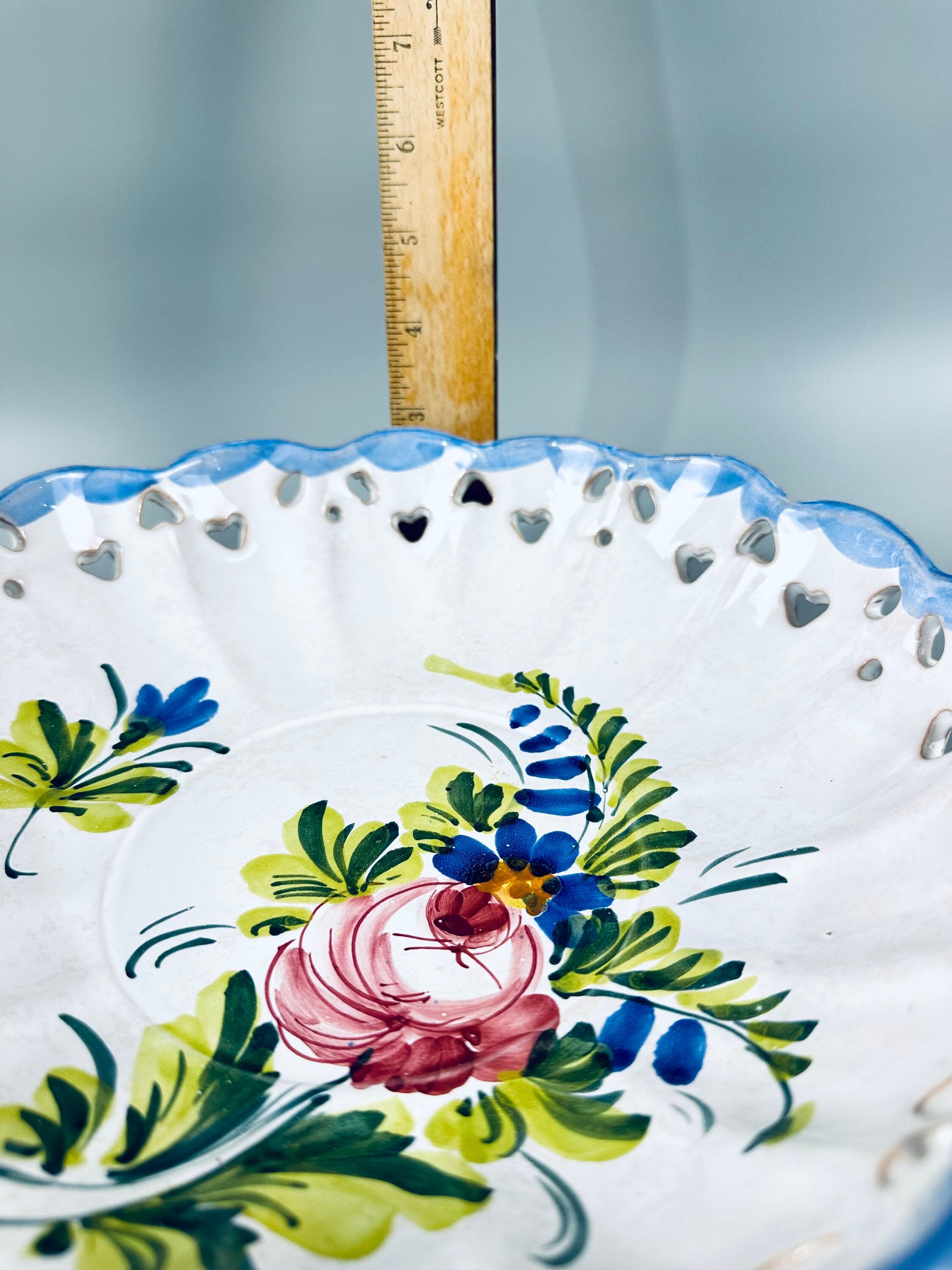 Hand Painted Italian Serving Bowl