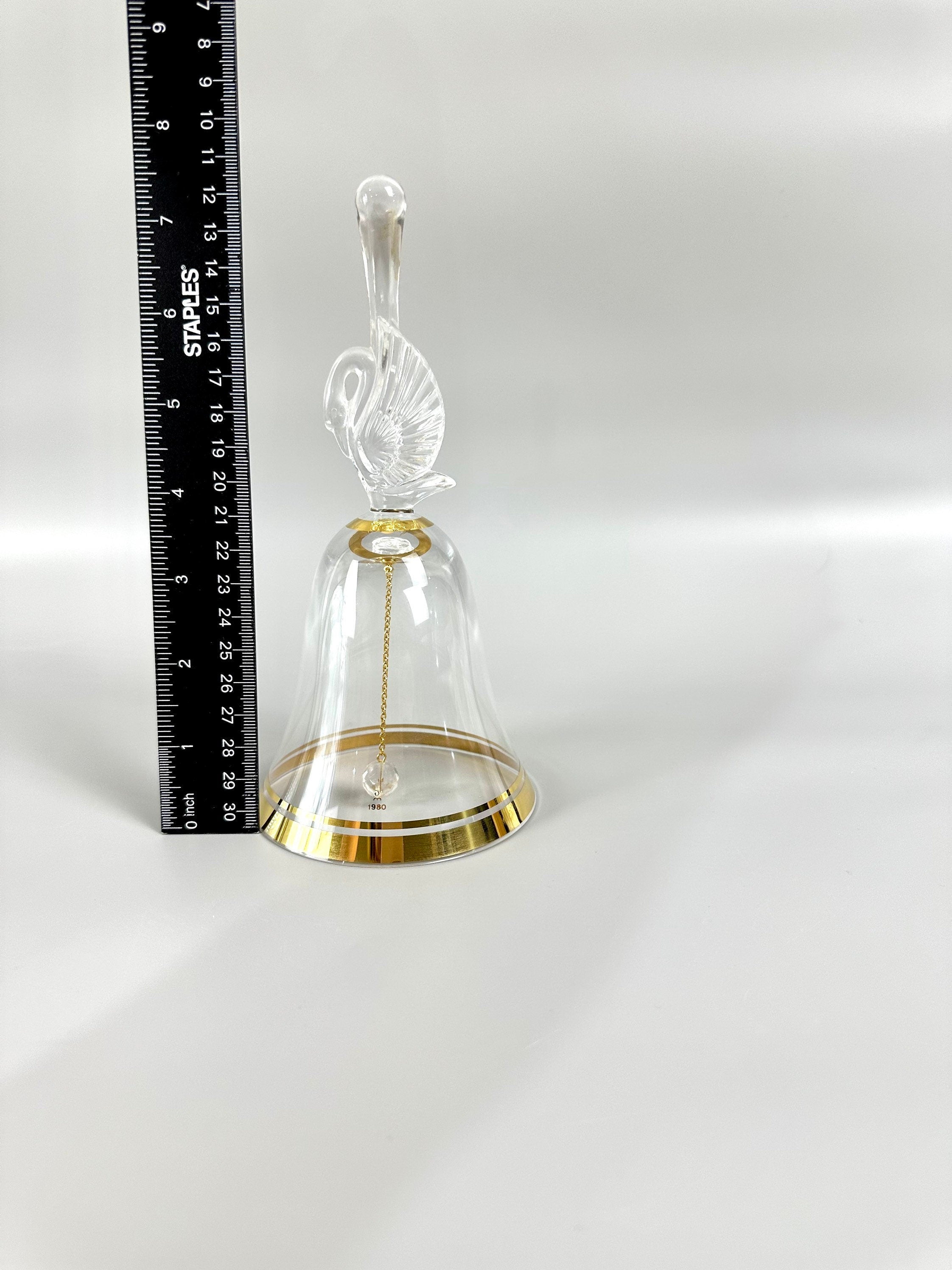 Crystal Bell With Swan