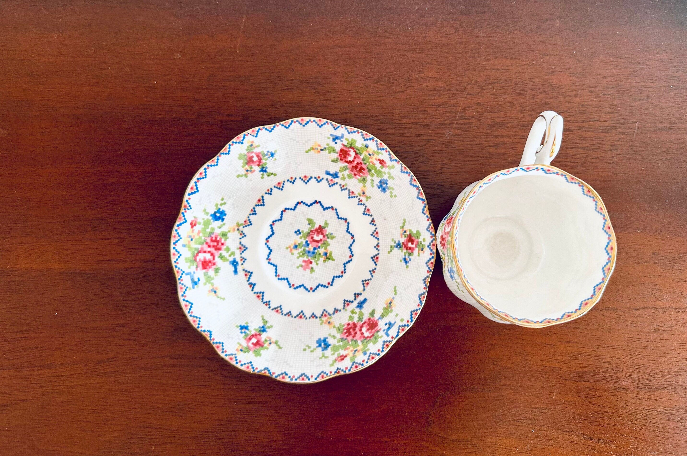 Royal Albert Petite Point Teacup and Saucer
