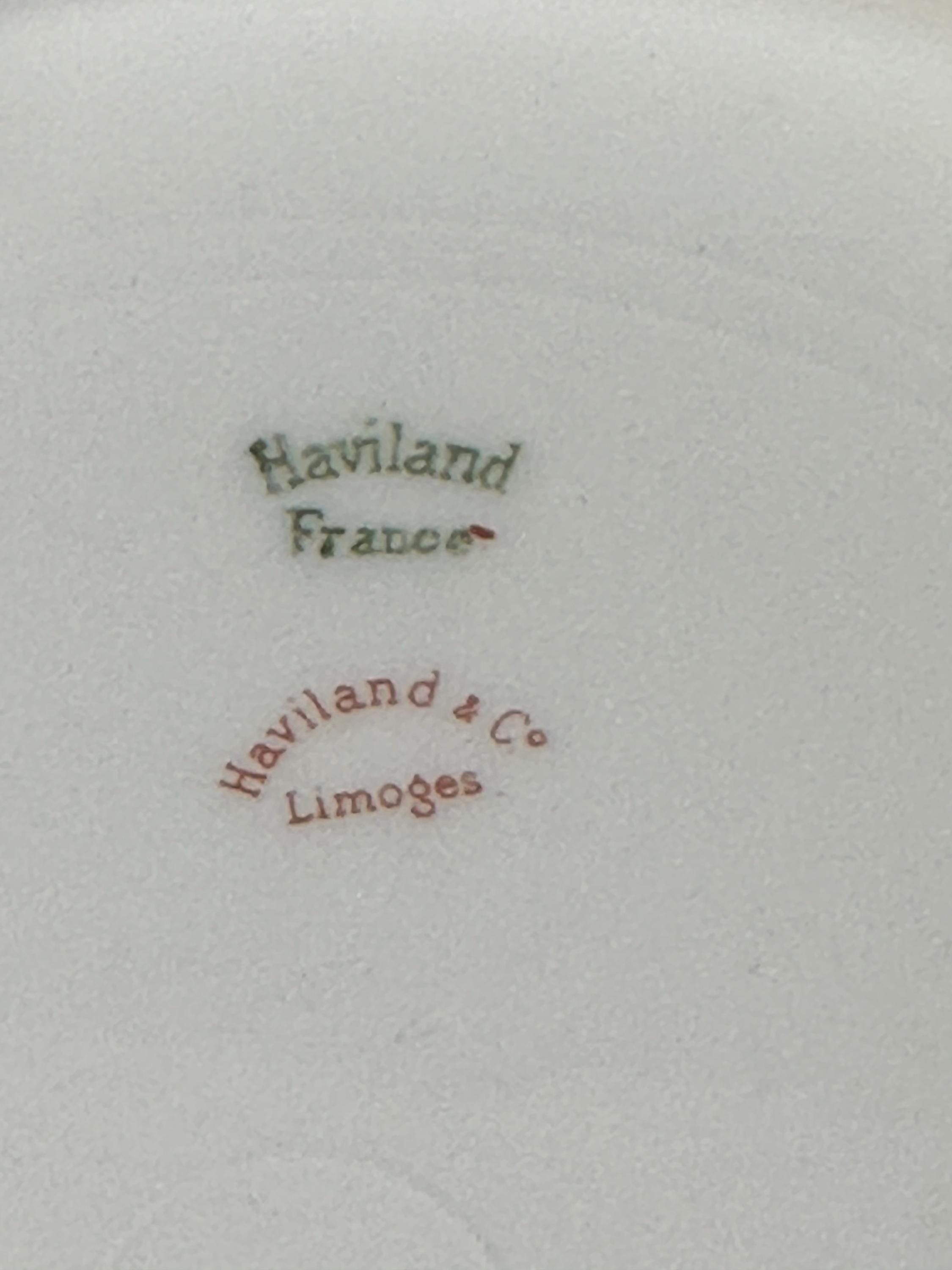 5 Haviland Clover Leaf Dinner Plates