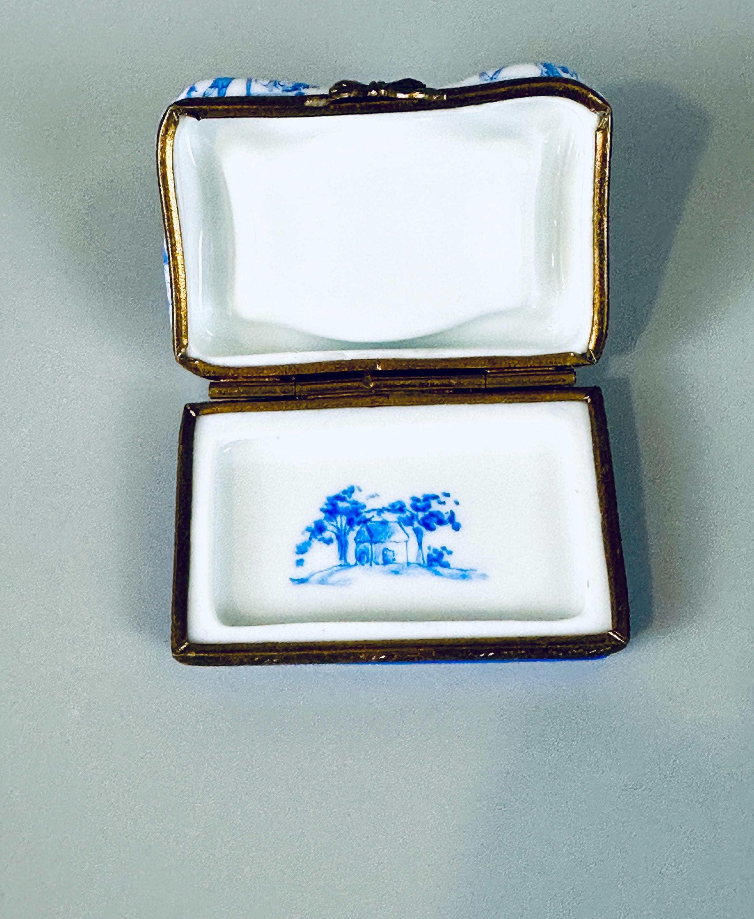 Limoges Trinket Box Kittens