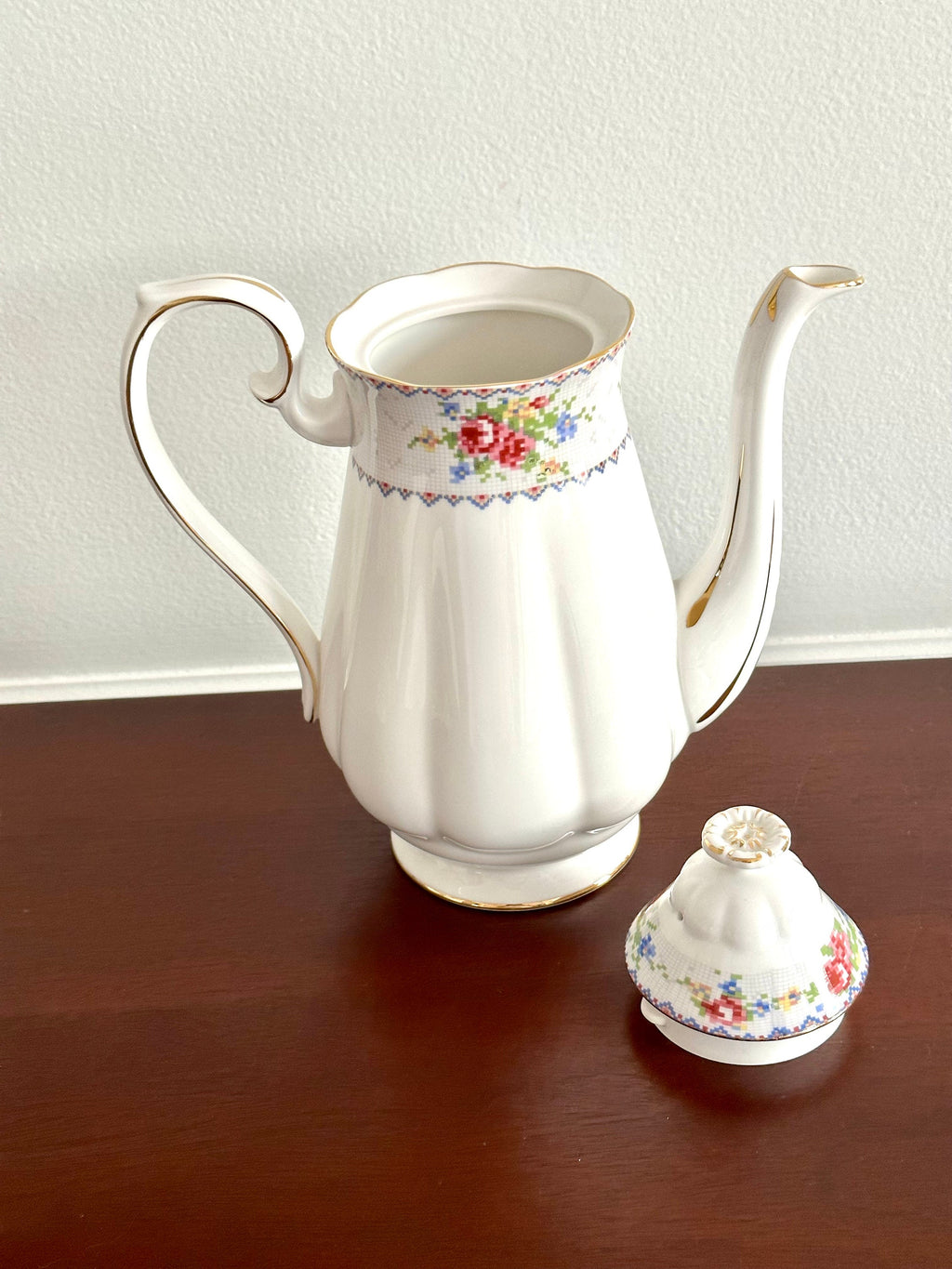 Royal Albert Petite Point Coffee Pot