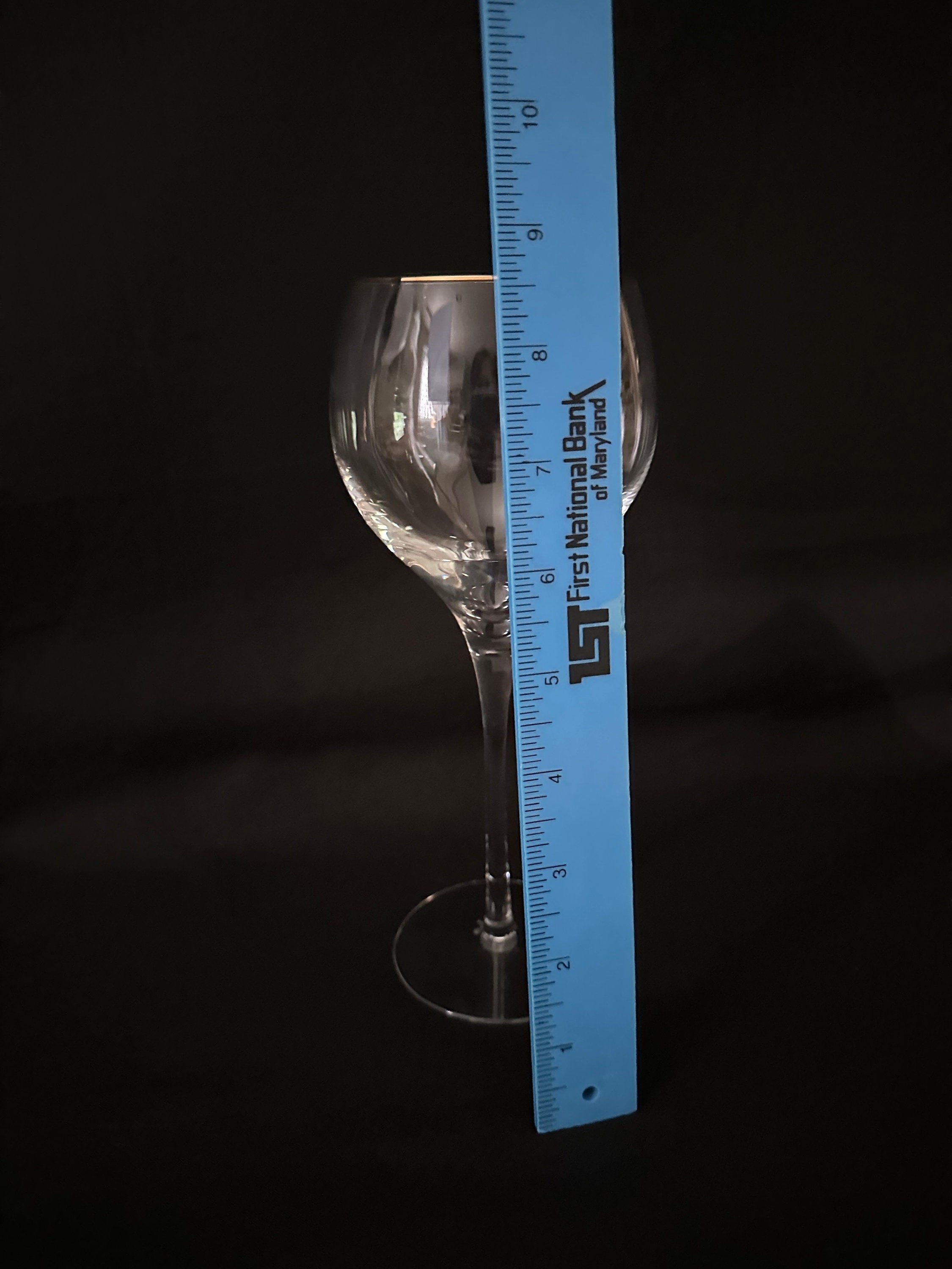 4 Lenox Eternal Gold Crystal Water Goblets