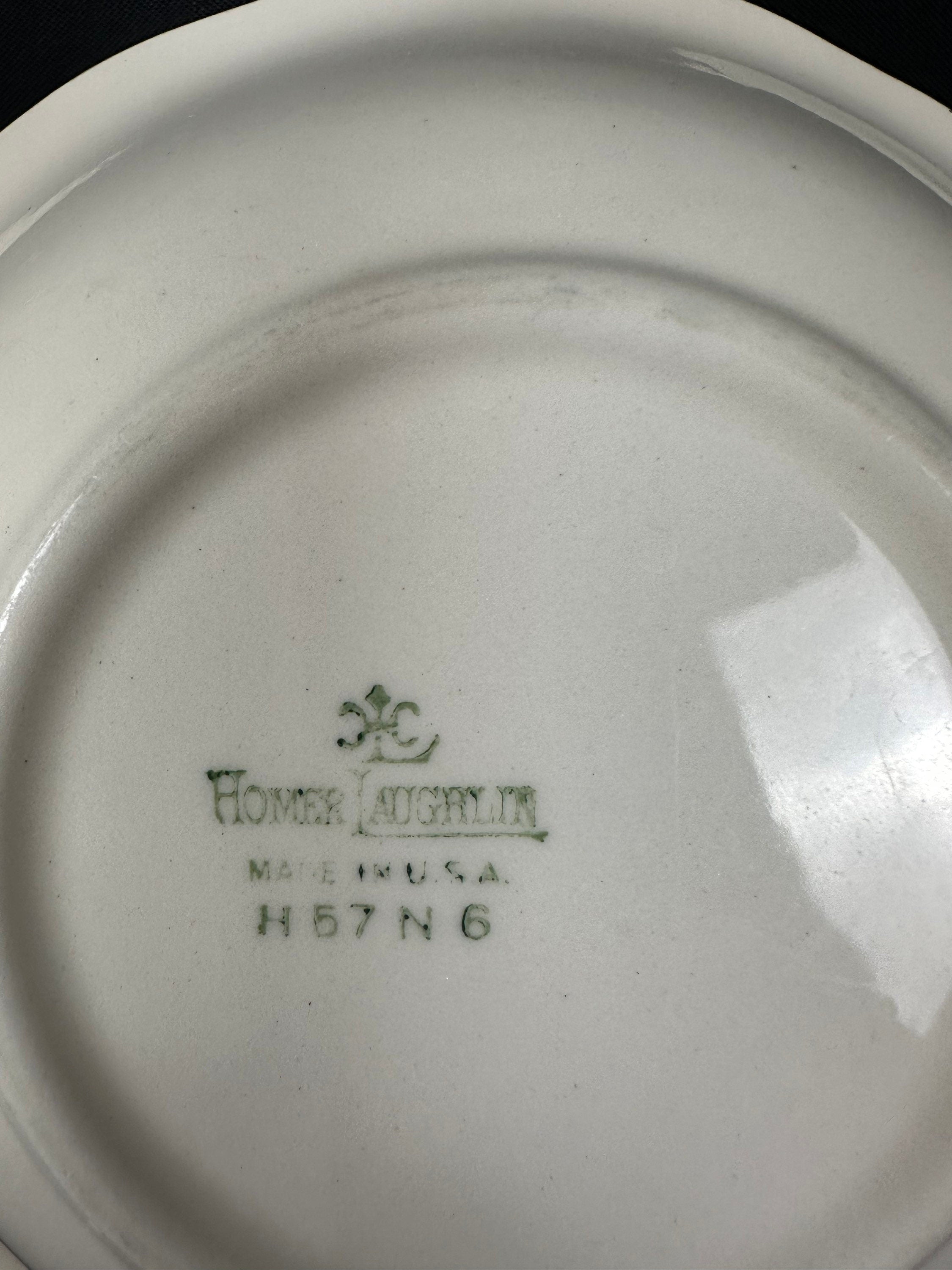 4 Homer Laughlin Dogwood Liberty Fruit/Dessert Bowls