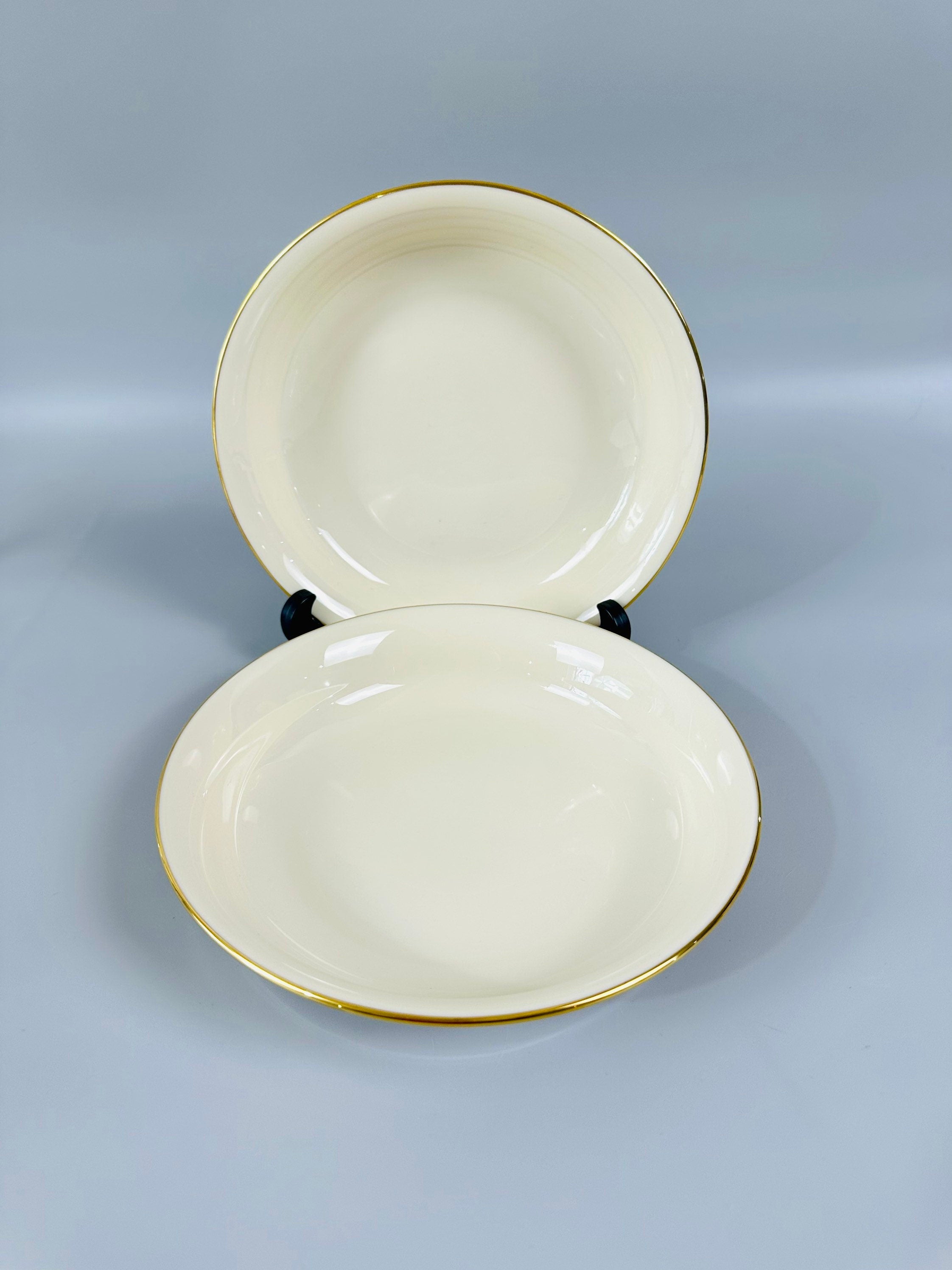 2 Lenox Hayworth Soup Bowls