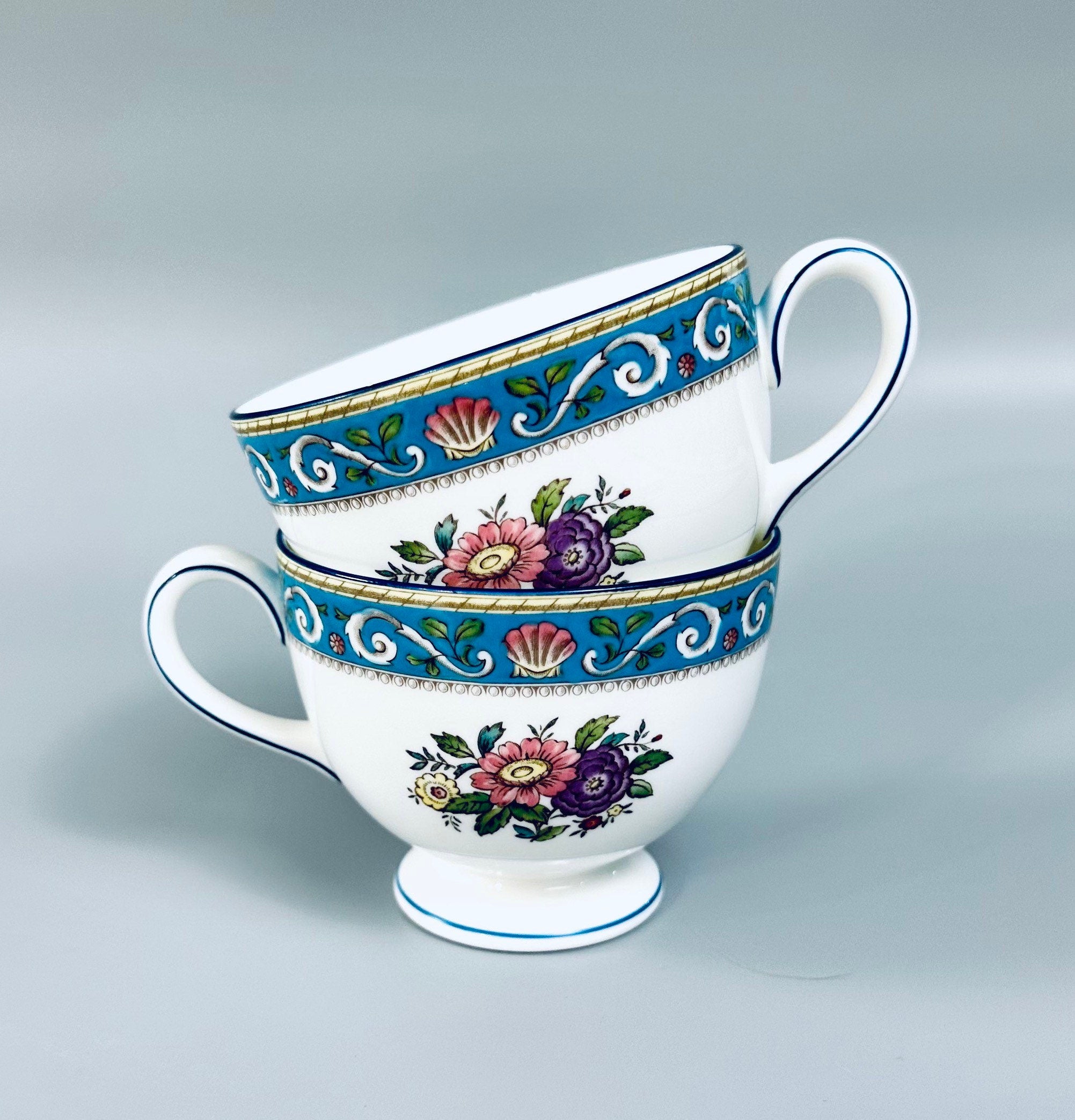 2 Runnymede Teacups by Wedgwood
