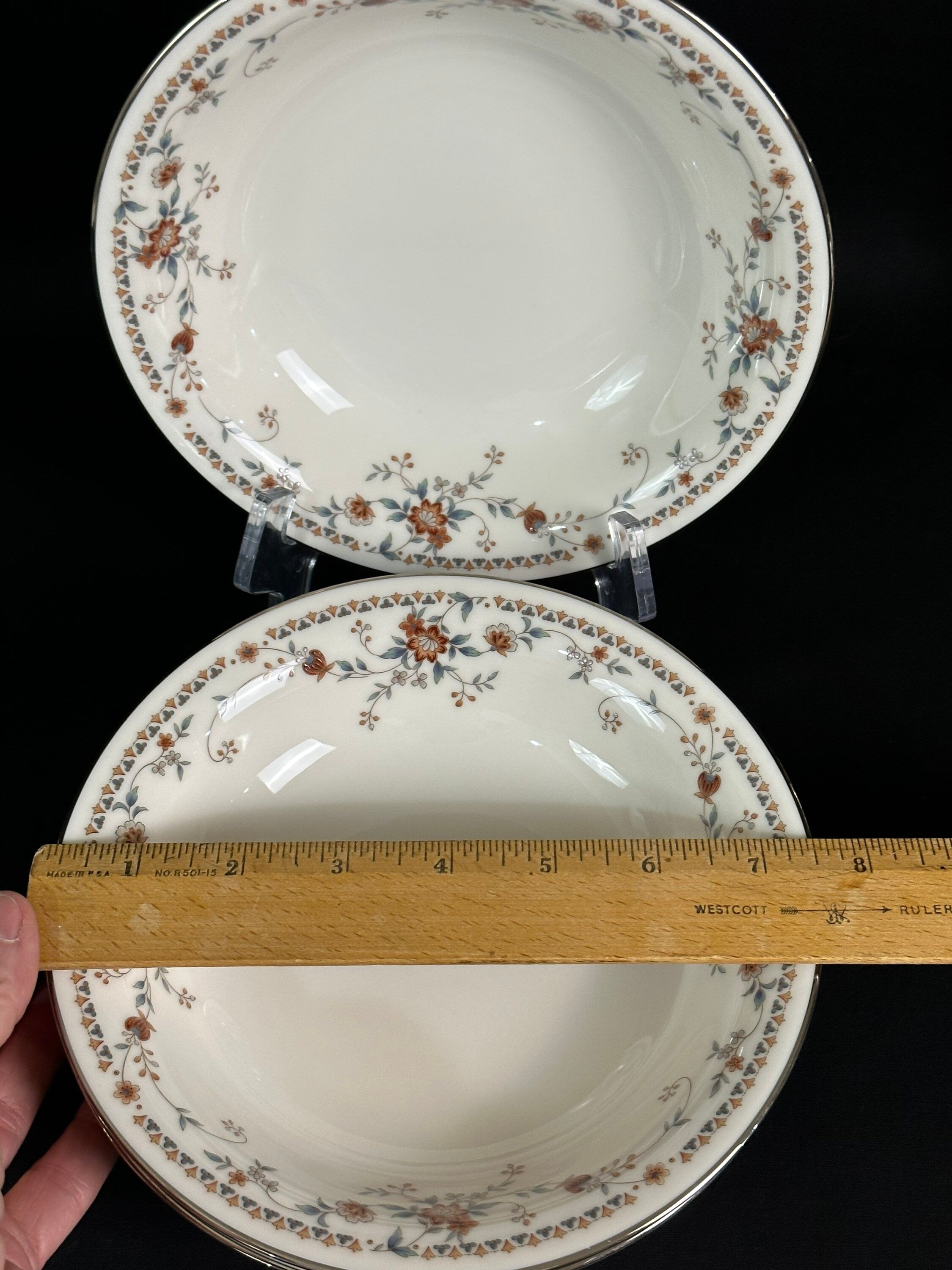 4 Noritake Adagio Soup Bowls