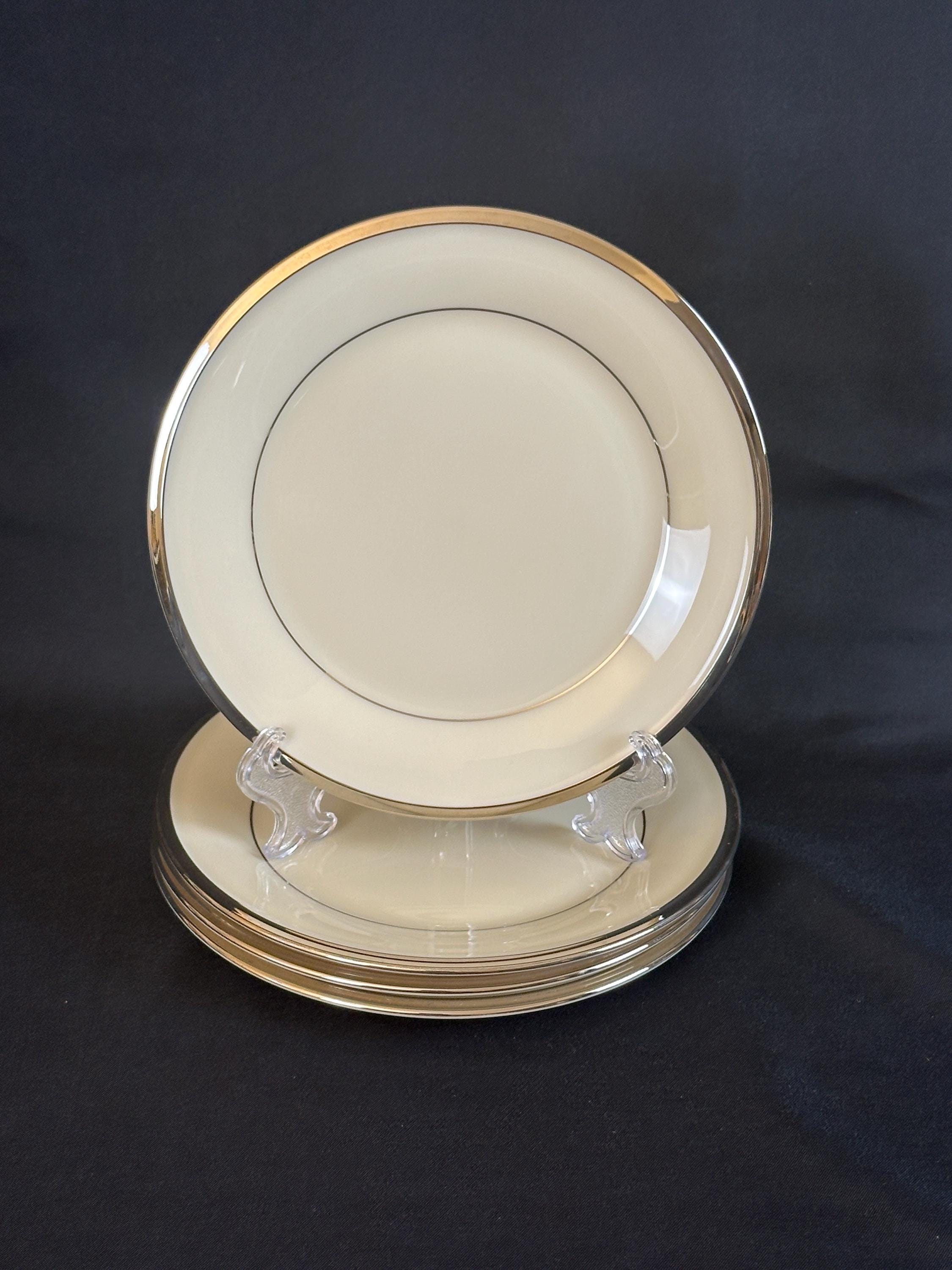 4 Lenox Solitaire Bread Plates
