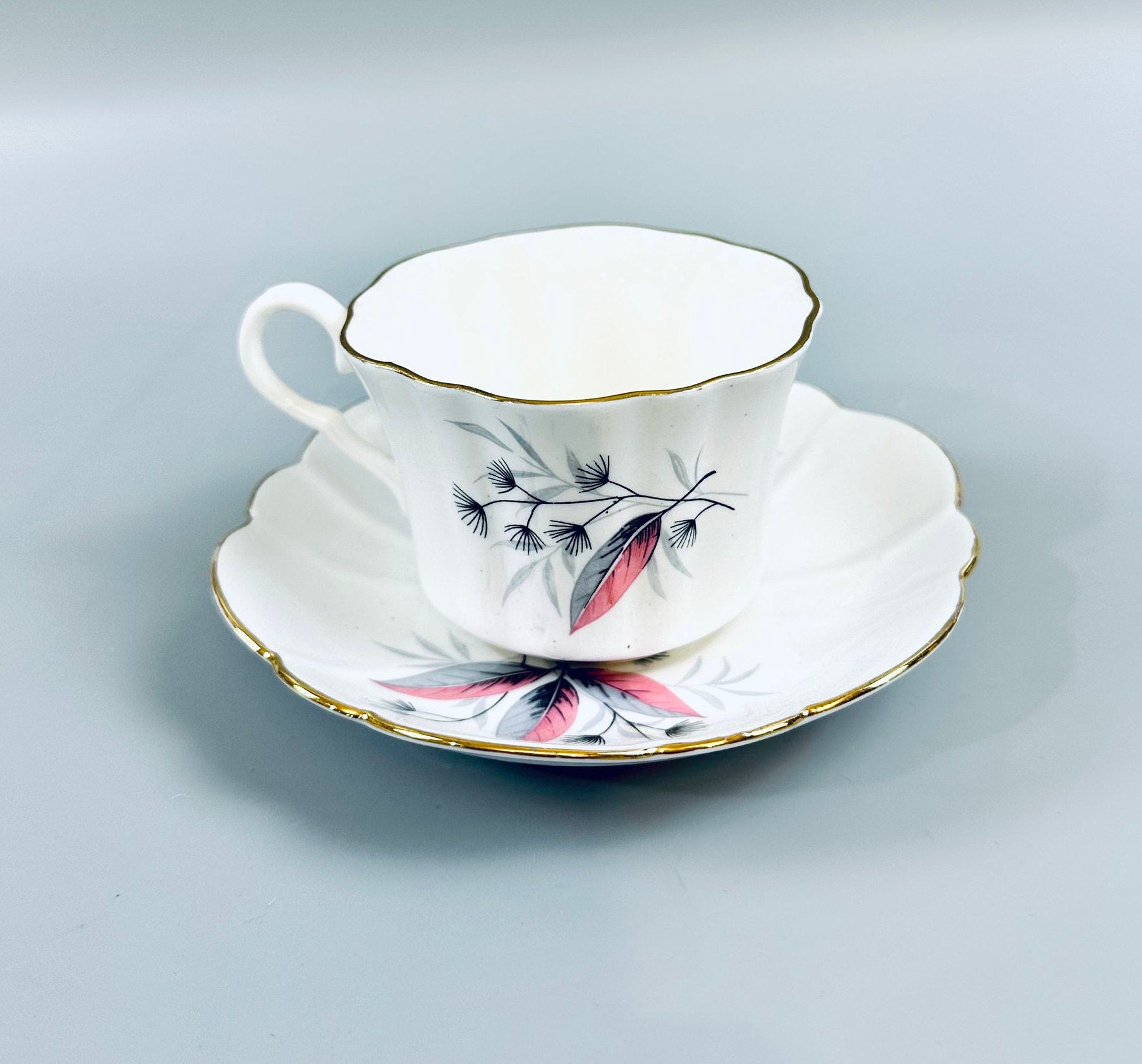 Vintage English Castle Bone China Teacup