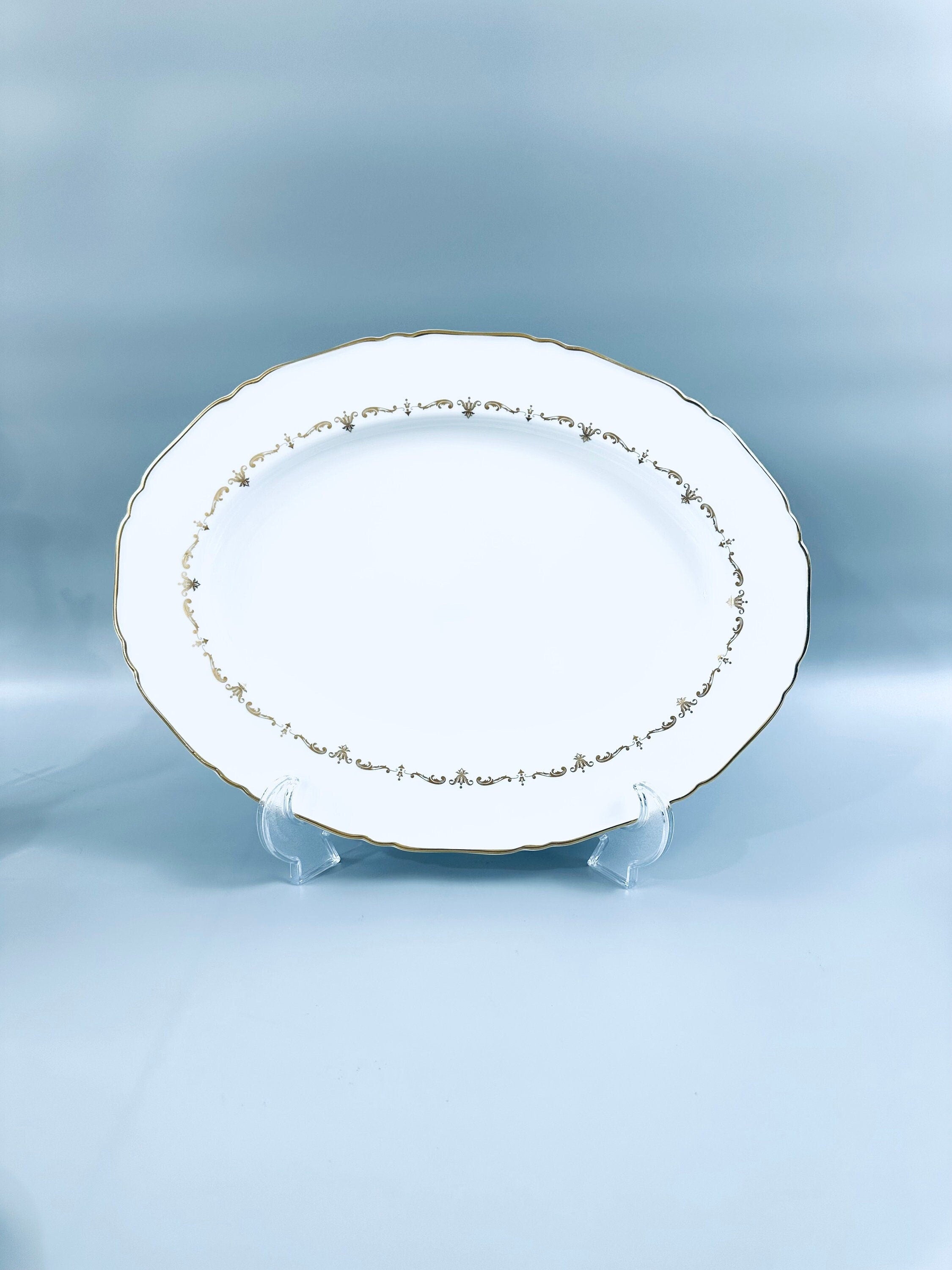 Royal Worcester Gold Chantilly Serving Platter
